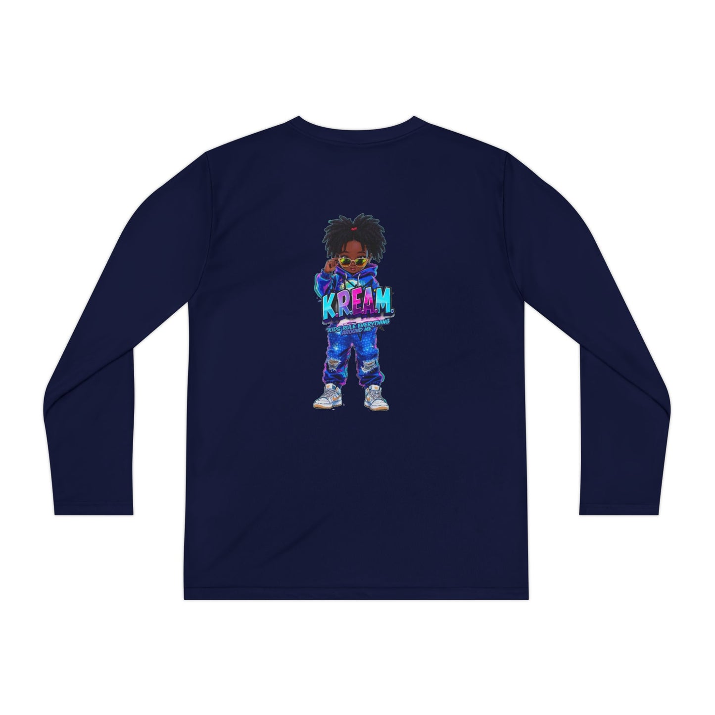 Youth Long Sleeve Tee for Trendy Kids, Cool Graphic Tee, Perfect for Birthdays, Playdates, School Events, Unique Gift Idea