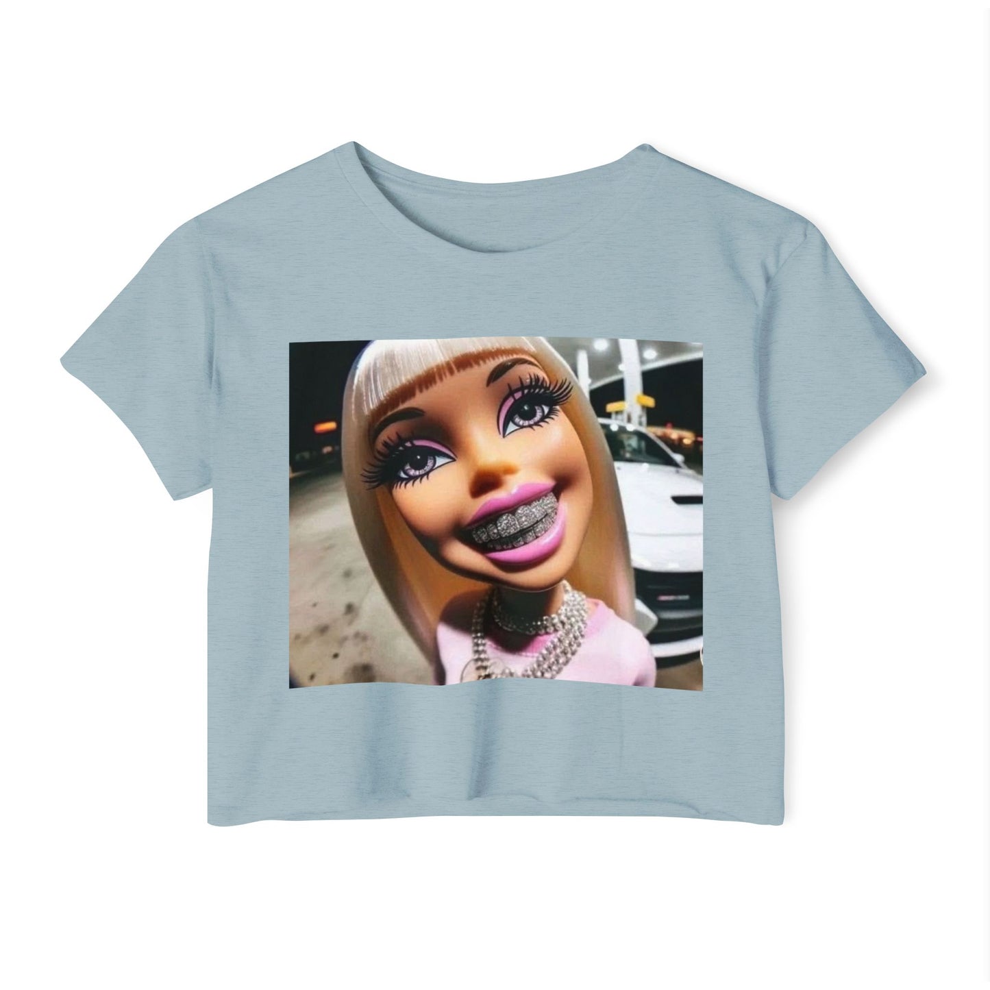 Trendy Women's Festival Crop Top, Cute Party Shirt, Summer Vibes Tee, Casual Summer Fashion, Festival Style Clothing