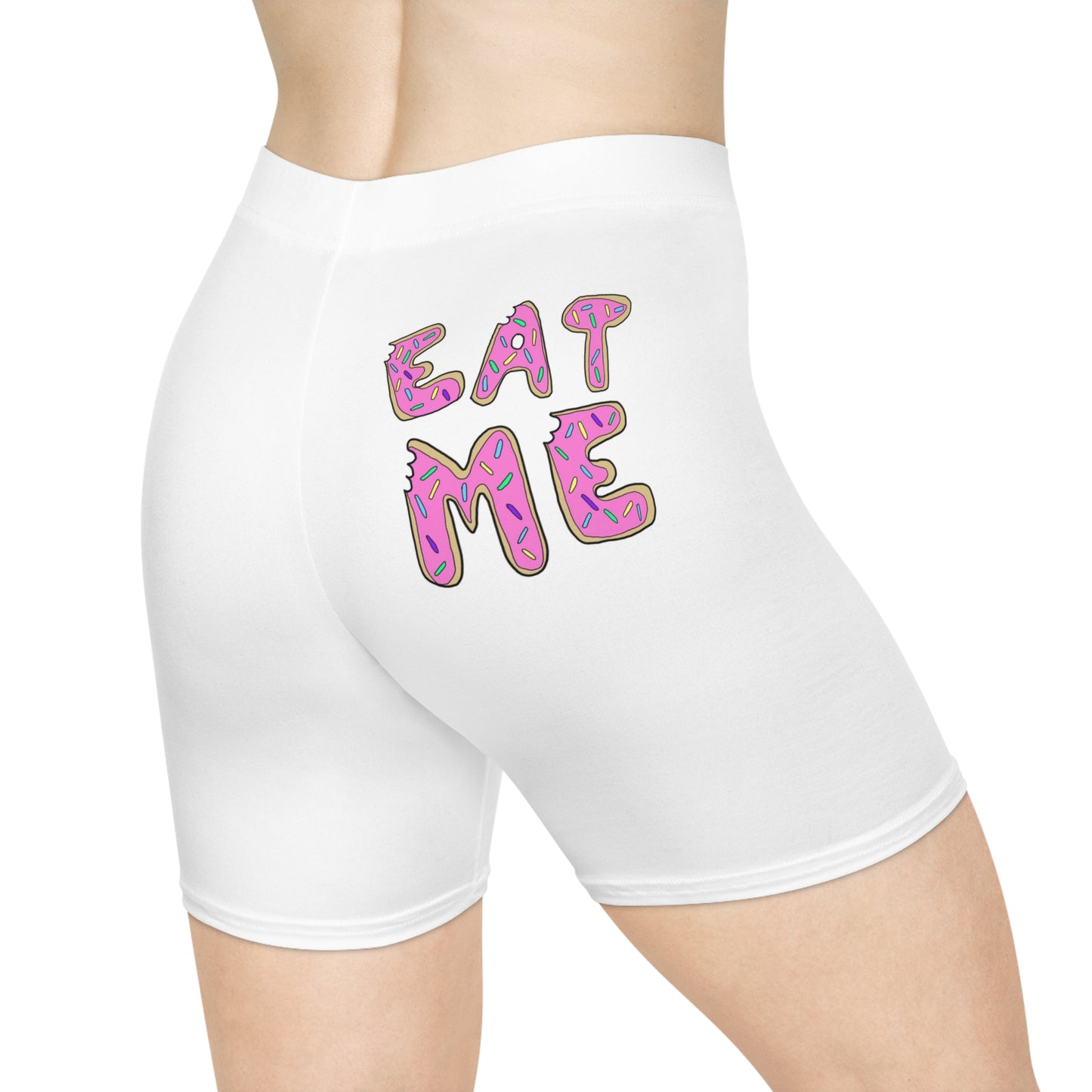 Women's Biker Shorts - Fun & Funky Graphic Bike Shorts, Comfortable Activewear, Yoga, Fitness, Summer Essentials