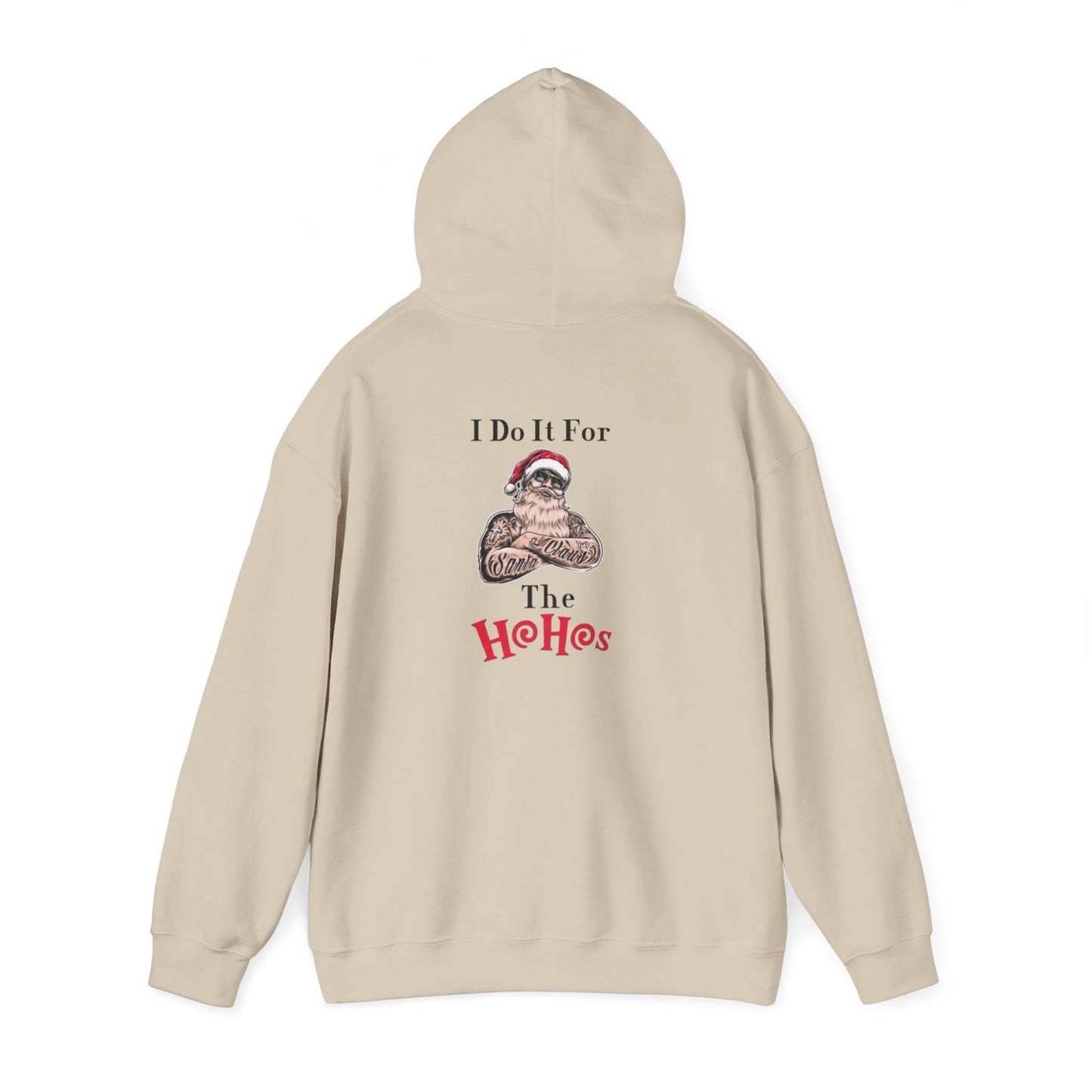 Funny Santa Holiday Sweatshirt, Cozy Gift for Sloth Lovers, Warm Hoodie for Christmas Parties, Casual Lounge Wear, Unique Present