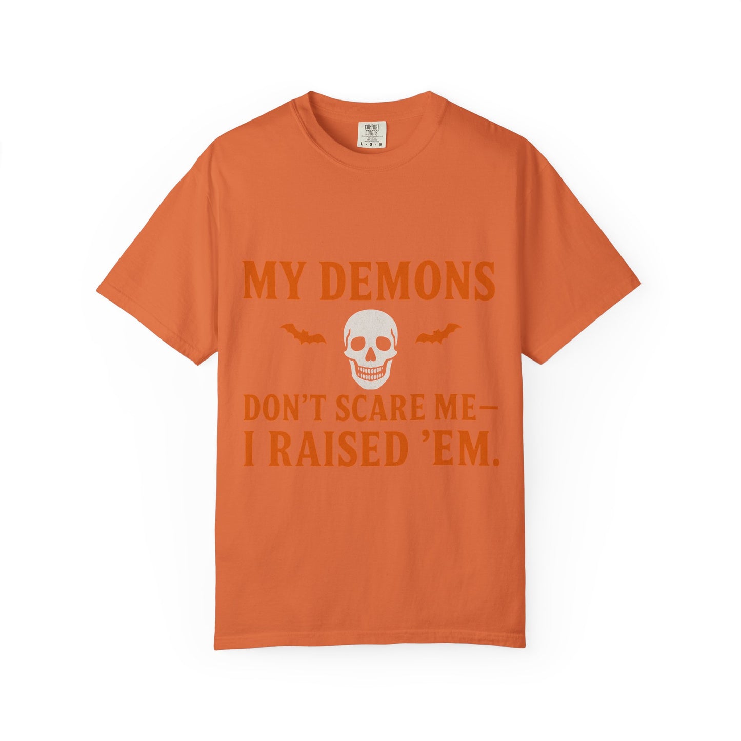 Halloween Themed Unisex T-Shirt with Bats and Humor