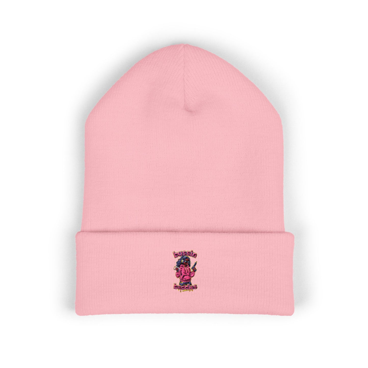 Stylish Cuffed Beanie - Embroidered Cozy Hat, Winter Accessory, Gifts for Her, Unisex Beanie, Perfect for Cold Days