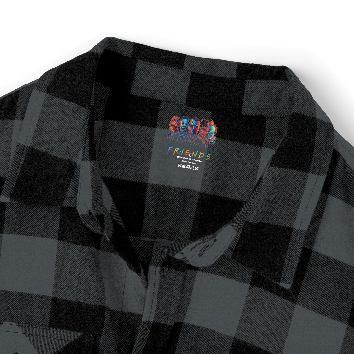Chic Unisex Flannel Shirt, Cozy Checkered Shirt for Everyday Wear, Perfect Gift for Halloween, Layered Style for Men and Women