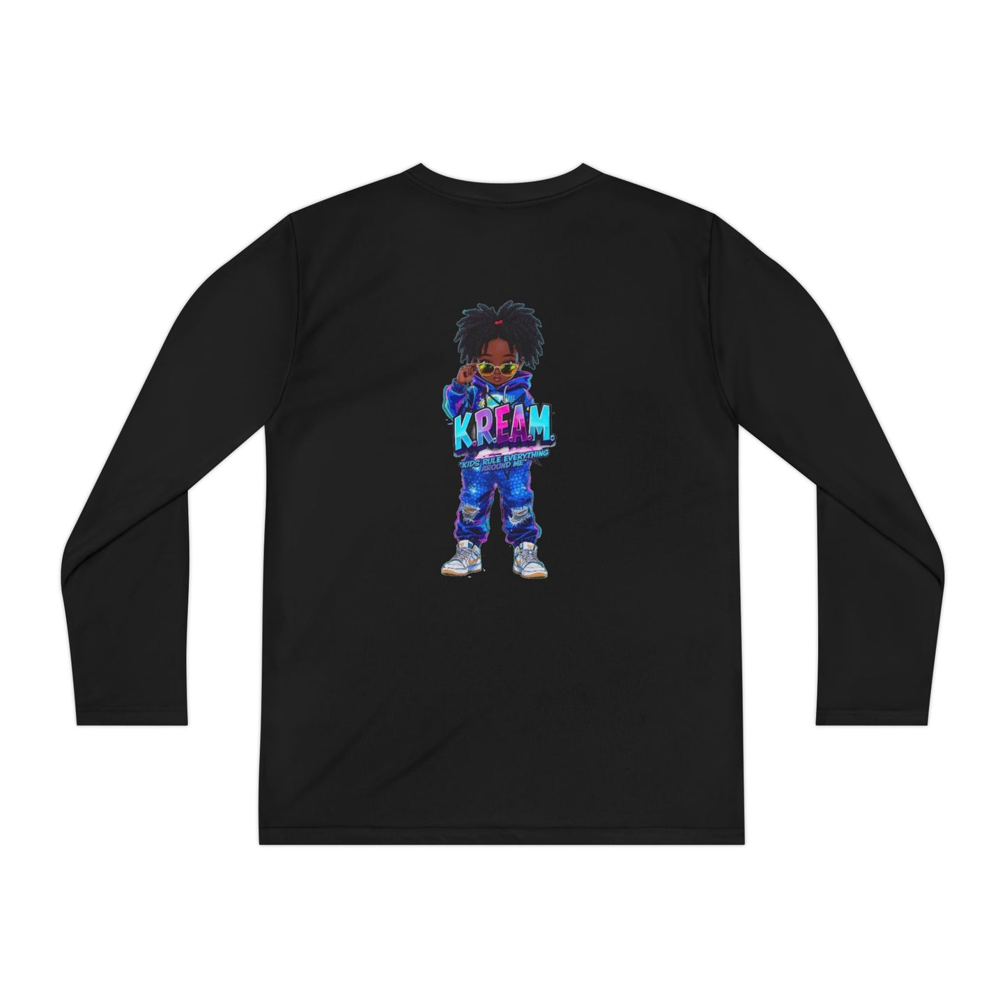 Youth Long Sleeve Tee for Trendy Kids, Cool Graphic Tee, Perfect for Birthdays, Playdates, School Events, Unique Gift Idea