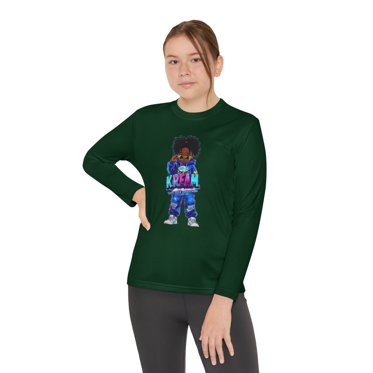 Youth Long Sleeve Tee for Trendy Kids, Cool Graphic Tee, Perfect for Birthdays, Playdates, School Events, Unique Gift Idea