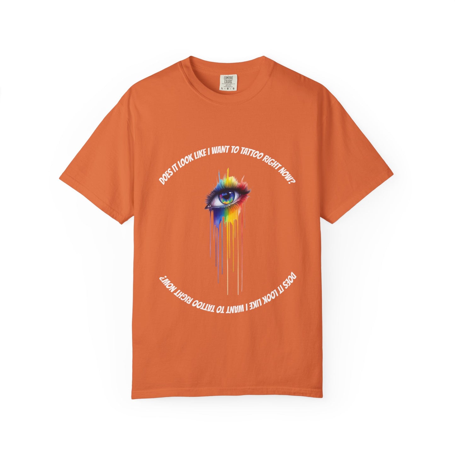 Vibrant Eye Art T-Shirt | Unisex Garment-Dyed Tee, Artistic Apparel, Colorful Fashion, Unique Gift, Everyday Wear