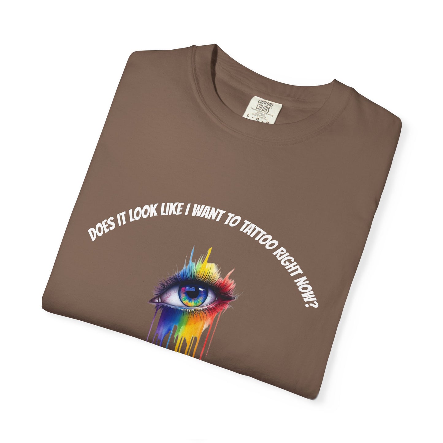 Vibrant Eye Art T-Shirt | Unisex Garment-Dyed Tee, Artistic Apparel, Colorful Fashion, Unique Gift, Everyday Wear
