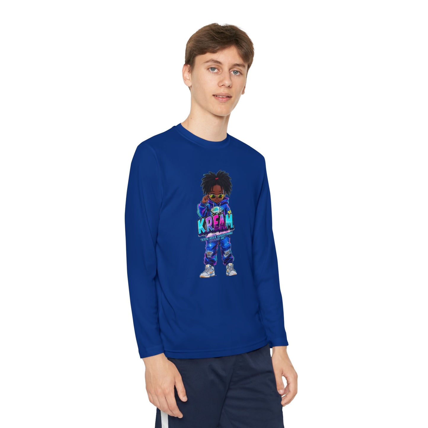 Youth Long Sleeve Tee for Trendy Kids, Cool Graphic Tee, Perfect for Birthdays, Playdates, School Events, Unique Gift Idea