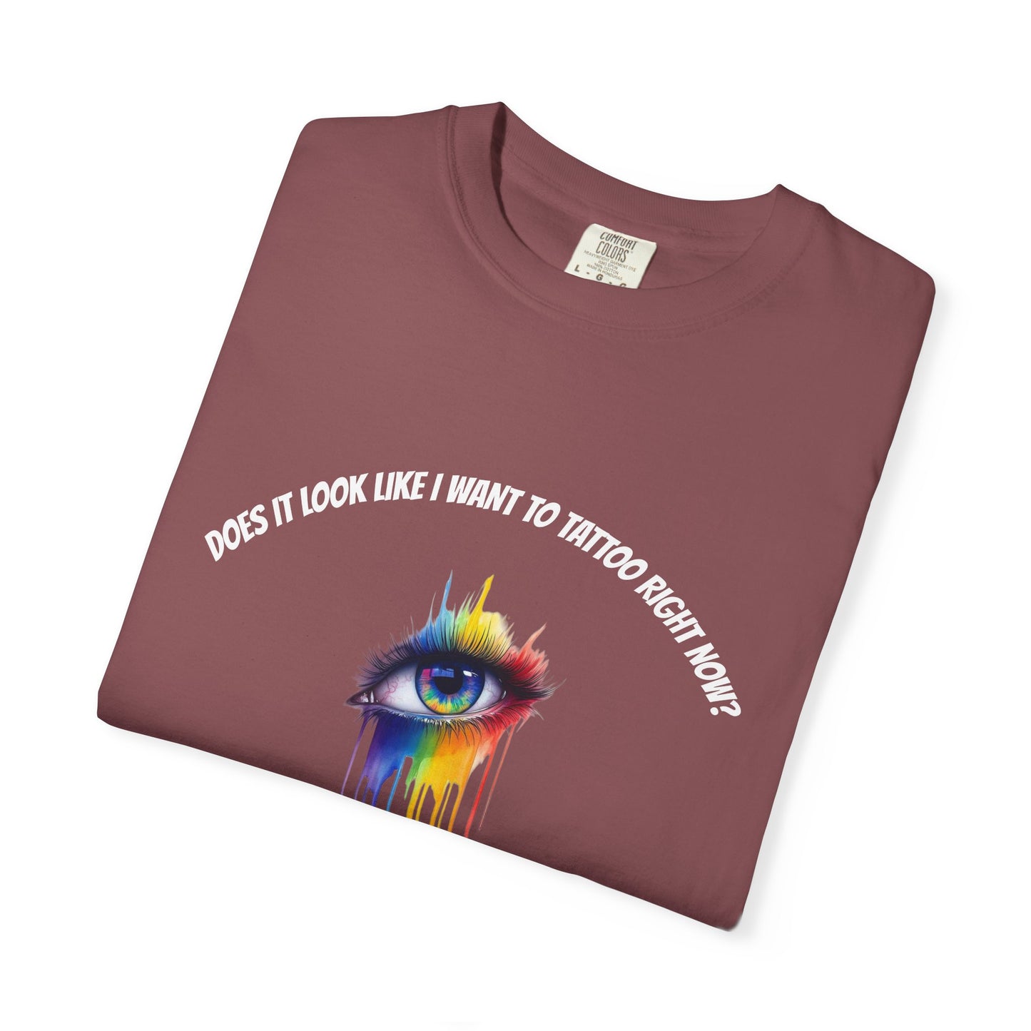 Vibrant Eye Art T-Shirt | Unisex Garment-Dyed Tee, Artistic Apparel, Colorful Fashion, Unique Gift, Everyday Wear