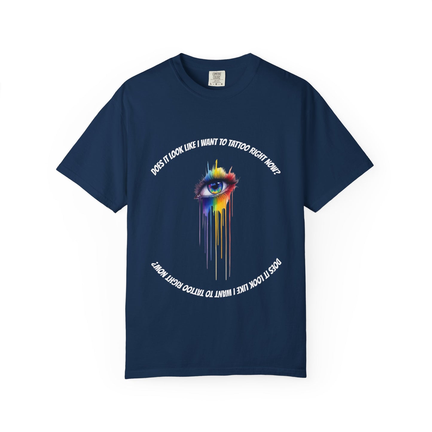 Vibrant Eye Art T-Shirt | Unisex Garment-Dyed Tee, Artistic Apparel, Colorful Fashion, Unique Gift, Everyday Wear