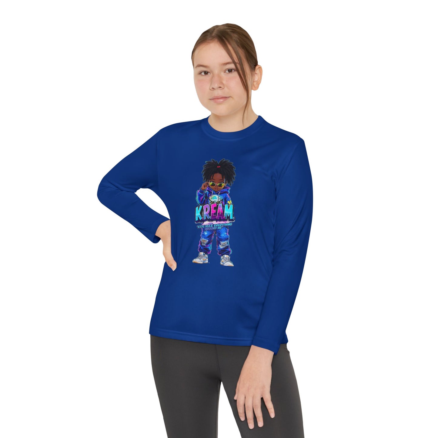 Youth Long Sleeve Tee for Trendy Kids, Cool Graphic Tee, Perfect for Birthdays, Playdates, School Events, Unique Gift Idea