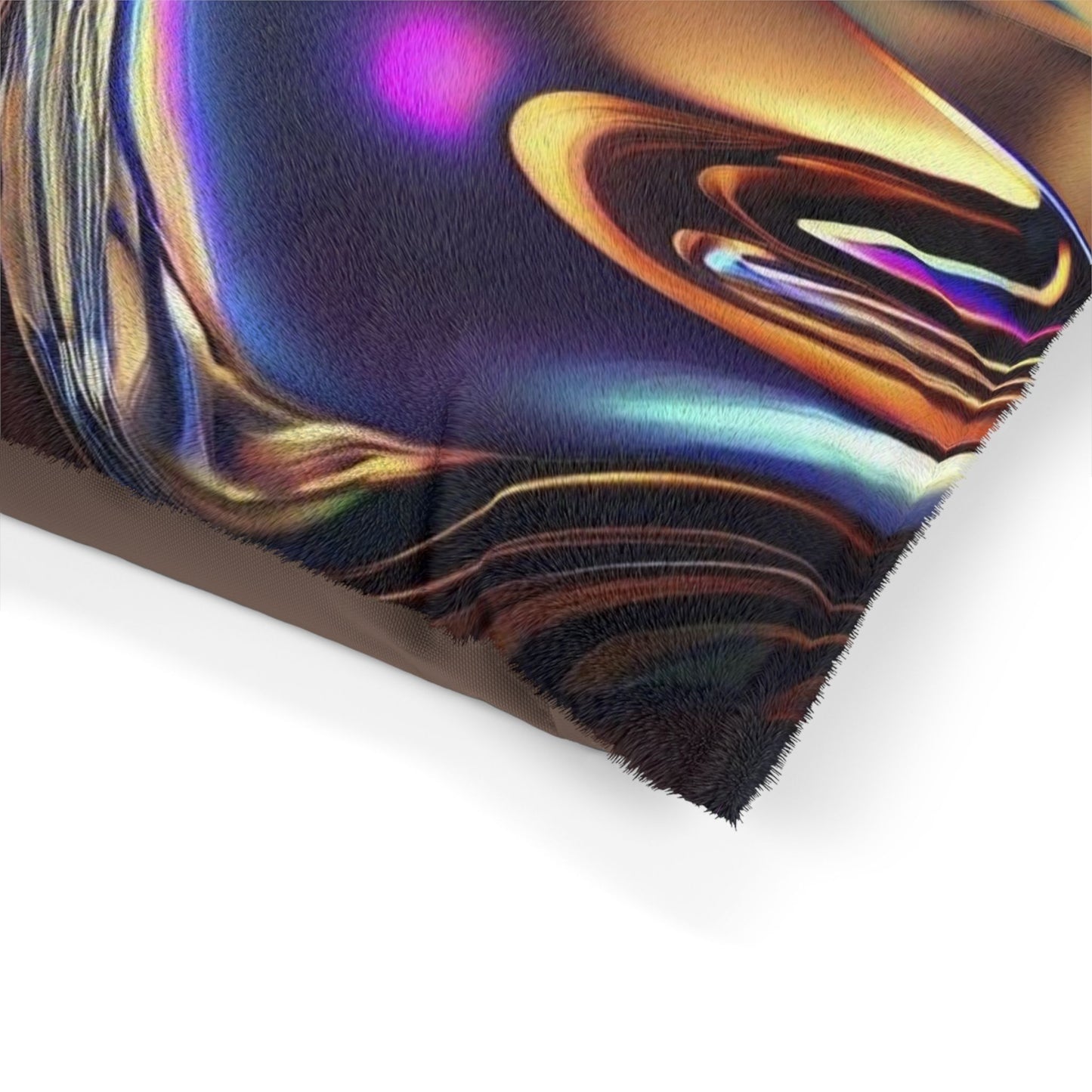 Vibrant Abstract Pet Bed, Cozy Pet Cushion, Modern Pet Furniture, Colorful Dog Cat Bed, Artistic Pet Lounge, Unique Animal Bedding