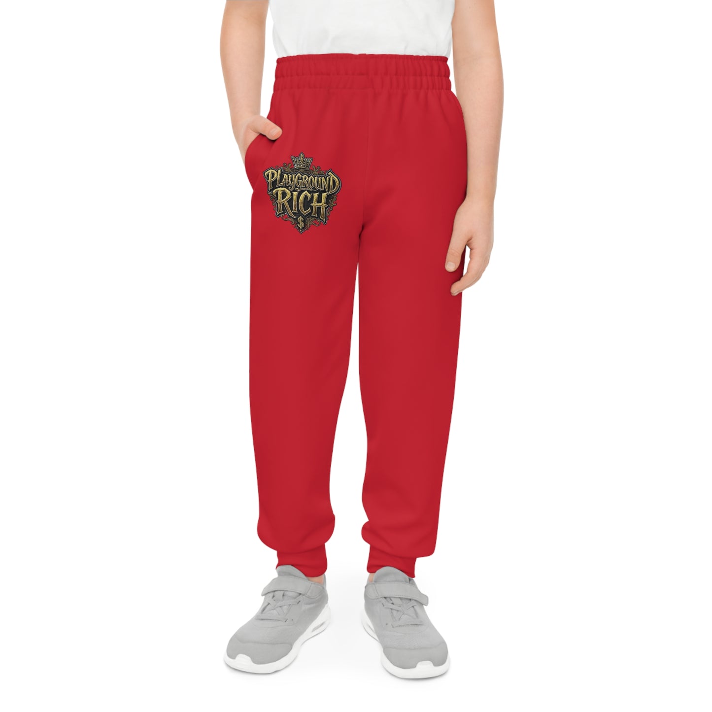 Youth Joggers with Playground Rich Design | Comfy Athletic Pants for Kids, Perfect for Sports, Playtime, Gifts
