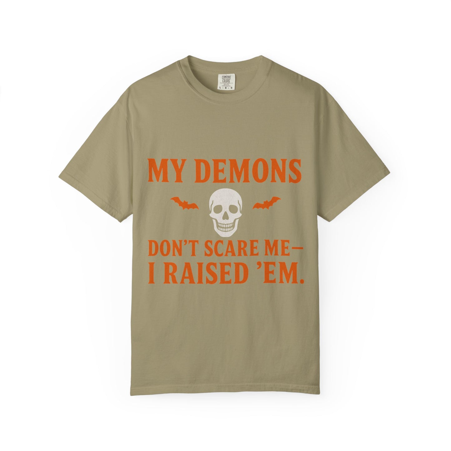 Halloween Themed Unisex T-Shirt with Bats and Humor