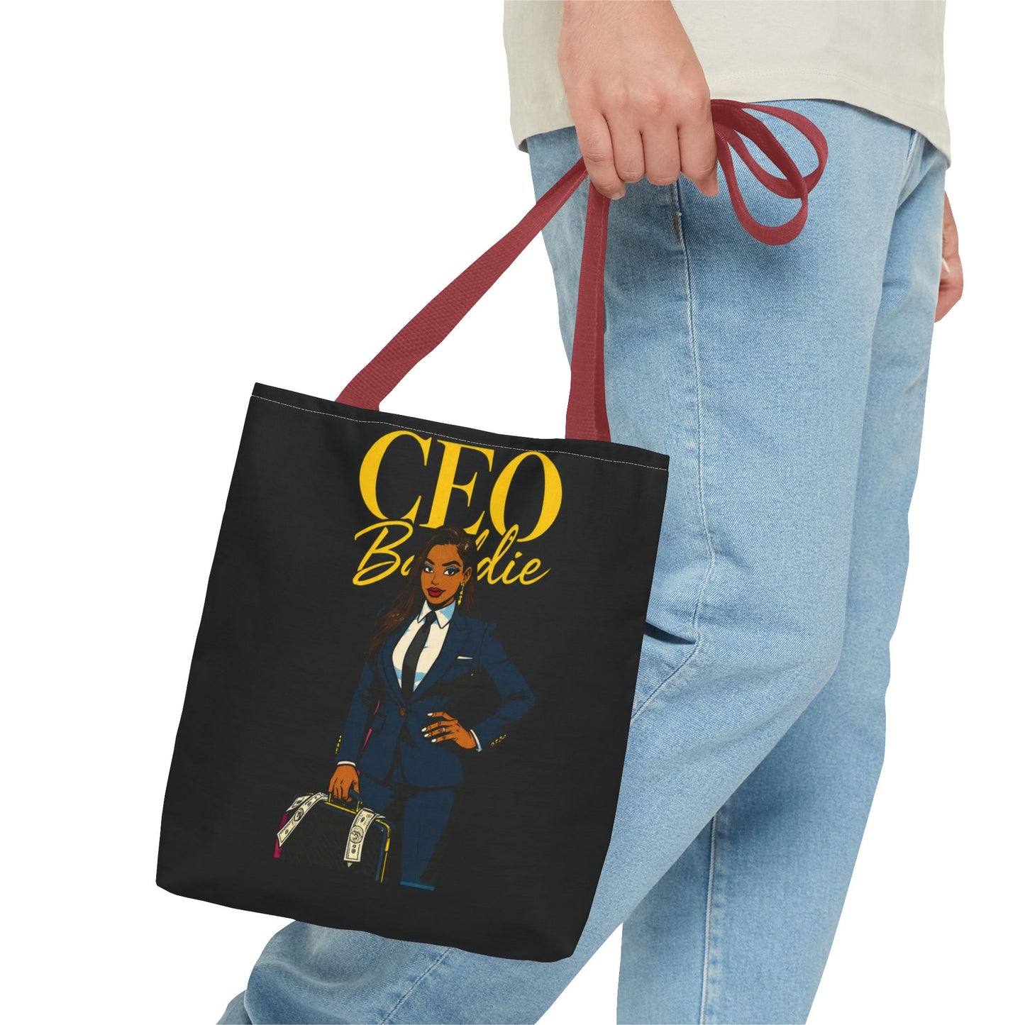 Empowering CEO Tote Bag, Stylish Bag for Boss Babes, Perfect for Work, Office, Gifts, Career Women, Motivational Gift