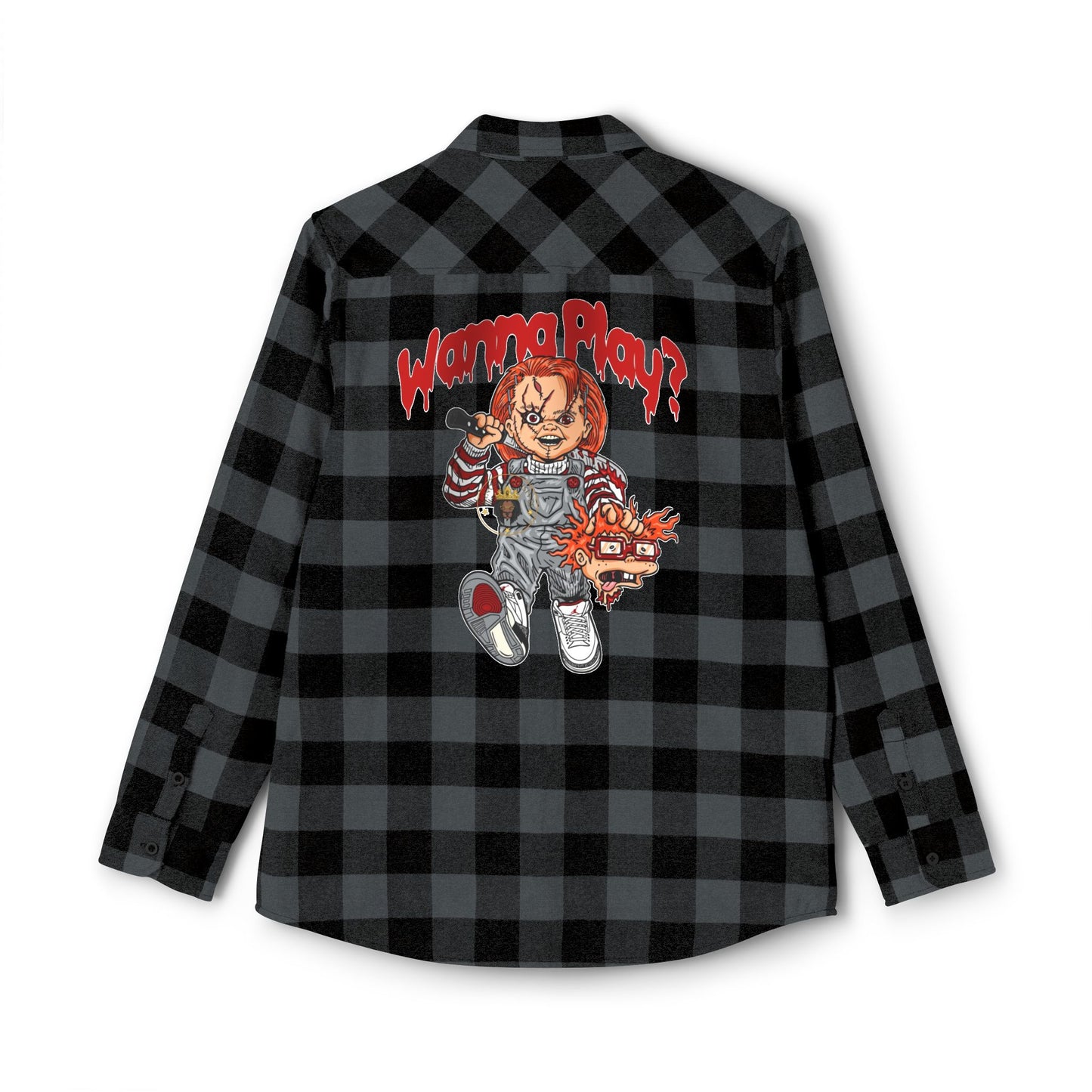 Chic Unisex Flannel Shirt, Cozy Checkered Shirt for Everyday Wear, Perfect Gift for Halloween, Layered Style for Men and Women