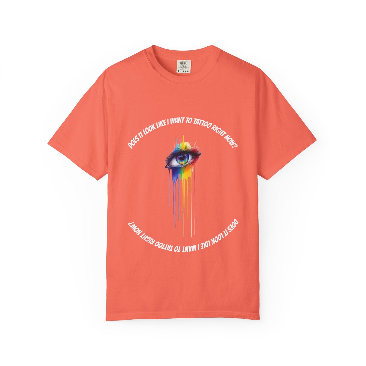 Vibrant Eye Art T-Shirt | Unisex Garment-Dyed Tee, Artistic Apparel, Colorful Fashion, Unique Gift, Everyday Wear