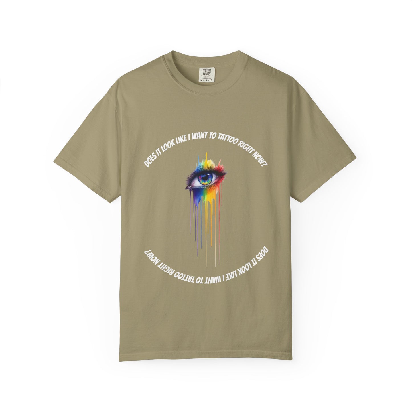 Vibrant Eye Art T-Shirt | Unisex Garment-Dyed Tee, Artistic Apparel, Colorful Fashion, Unique Gift, Everyday Wear