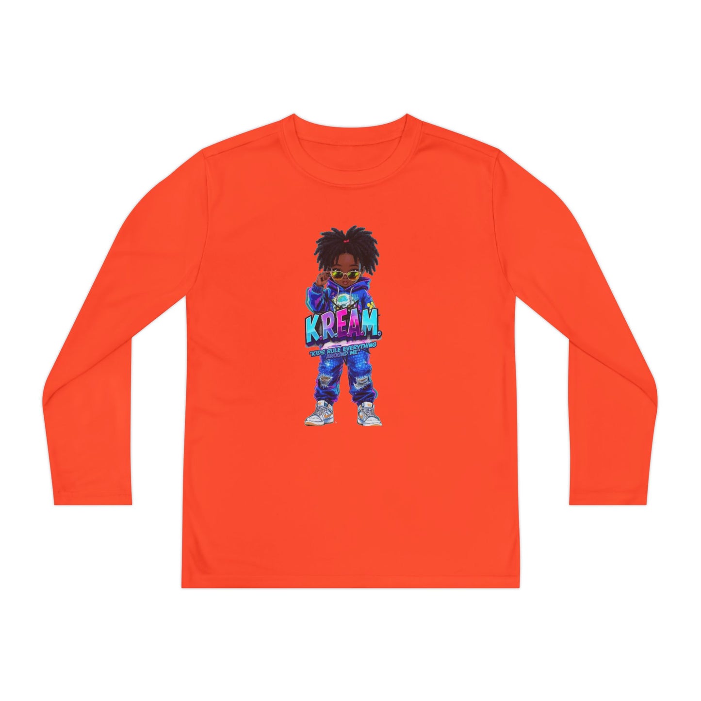 Youth Long Sleeve Tee for Trendy Kids, Cool Graphic Tee, Perfect for Birthdays, Playdates, School Events, Unique Gift Idea
