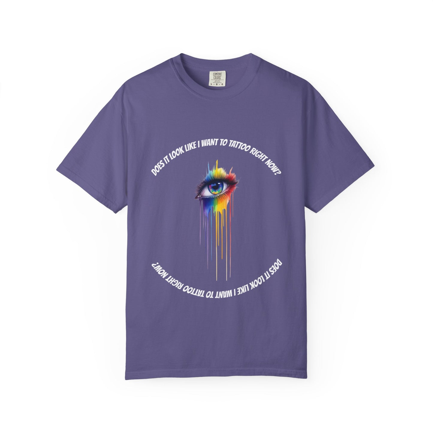 Vibrant Eye Art T-Shirt | Unisex Garment-Dyed Tee, Artistic Apparel, Colorful Fashion, Unique Gift, Everyday Wear
