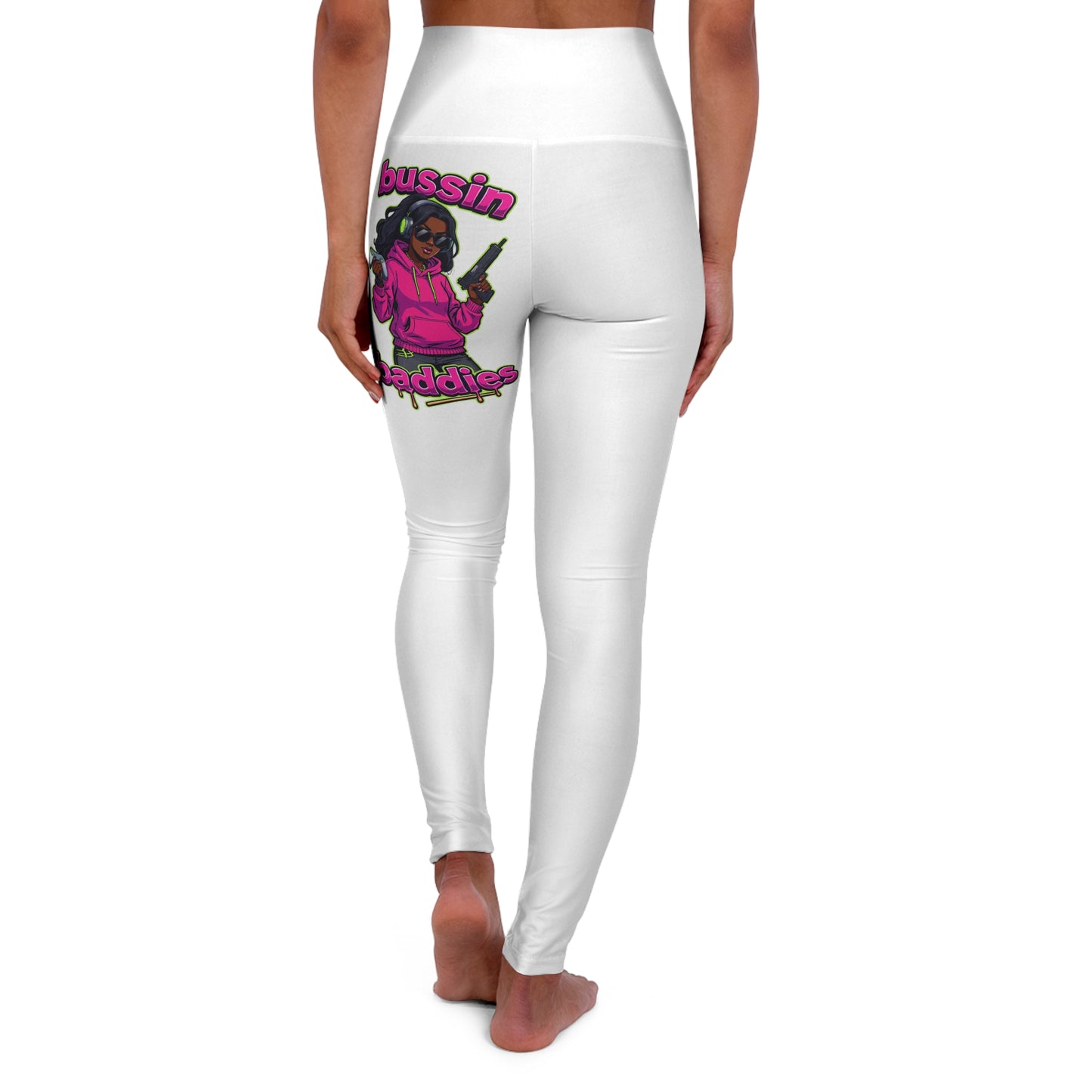 Stylish High Waisted Yoga Leggings, Fitness Apparel, Activewear, Unique Leggings, Workout Gear, Gift for Wellness Enthusiasts