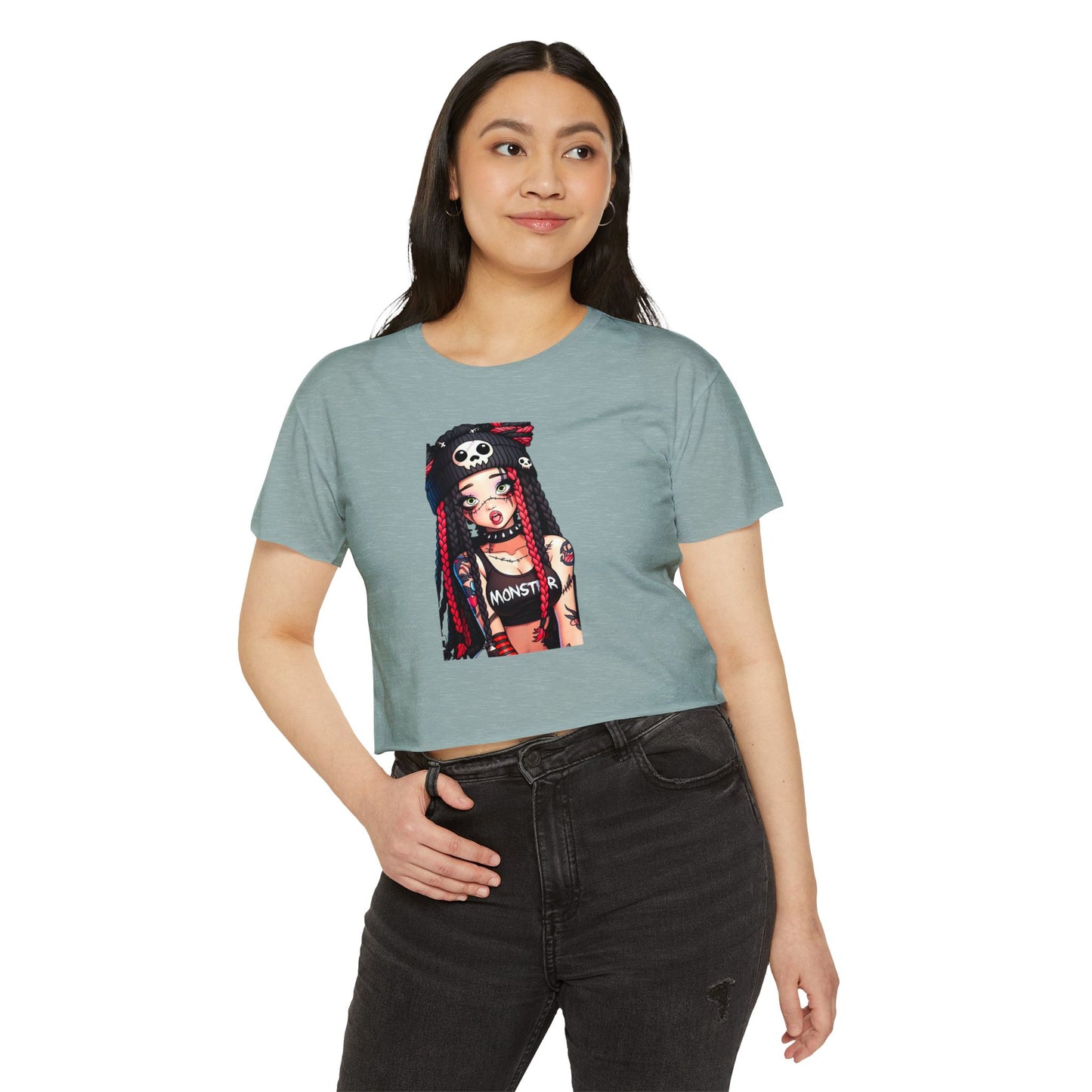 Vibrant Women's Festival Crop Top - Statement Tee for Music Lovers, Perfect for Summer Events, Concerts, Parties, Casual Outings