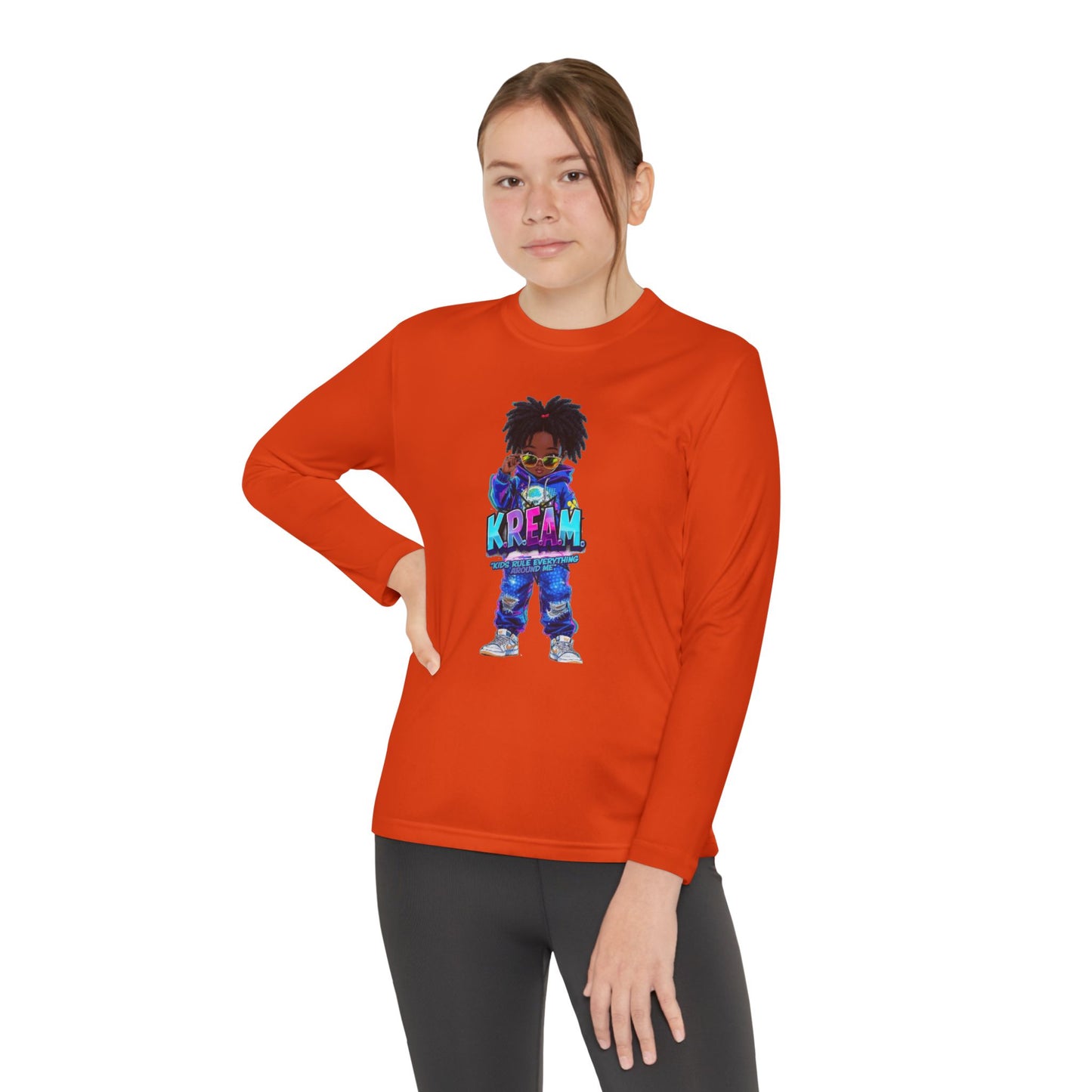 Youth Long Sleeve Tee for Trendy Kids, Cool Graphic Tee, Perfect for Birthdays, Playdates, School Events, Unique Gift Idea