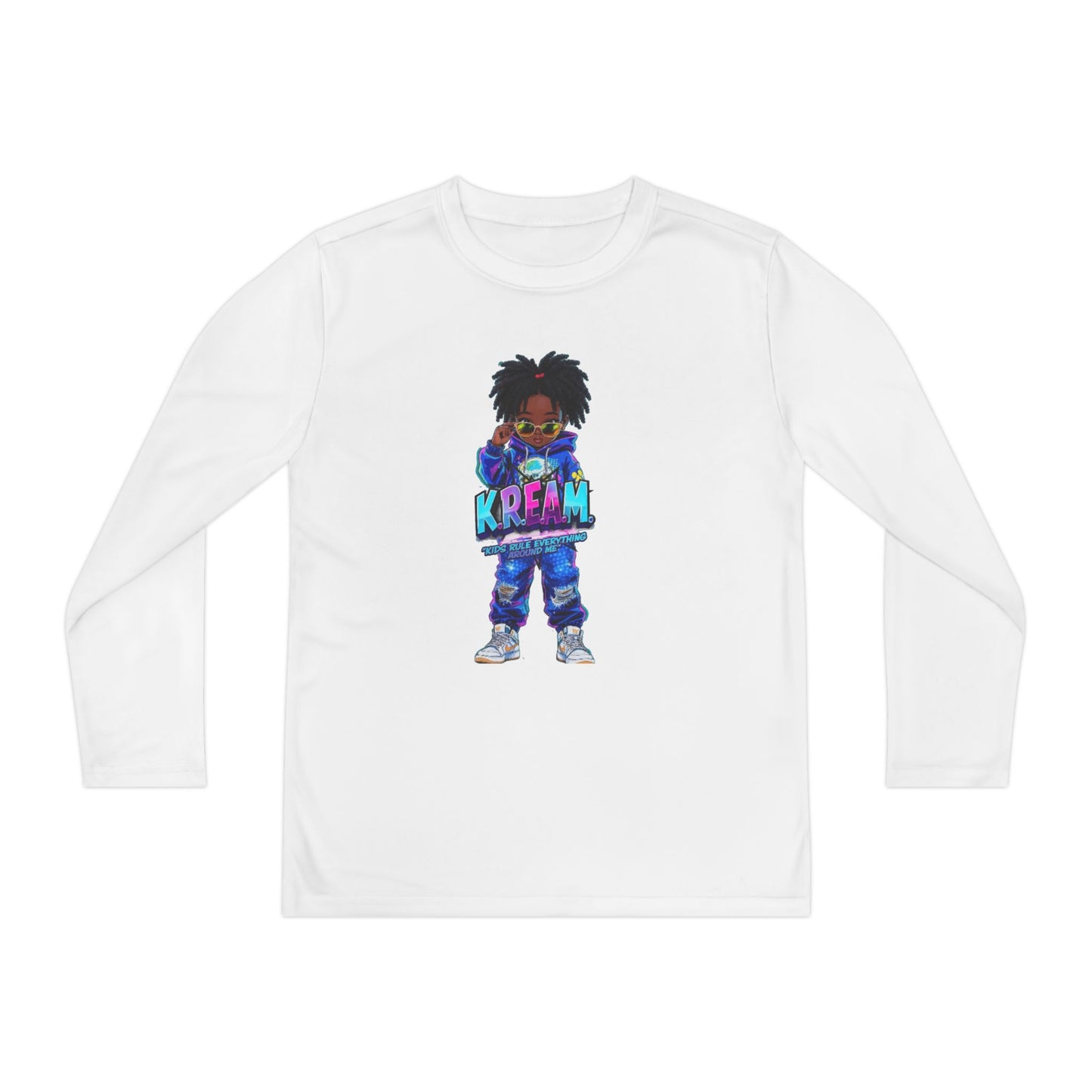 Youth Long Sleeve Tee for Trendy Kids, Cool Graphic Tee, Perfect for Birthdays, Playdates, School Events, Unique Gift Idea