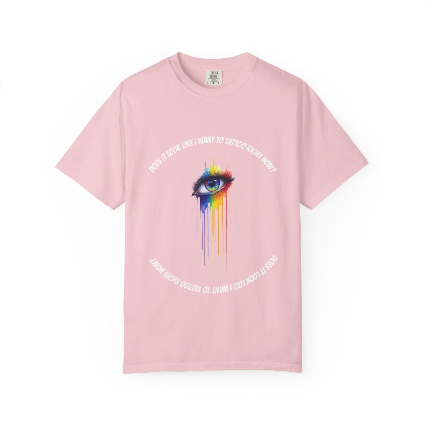 Vibrant Eye Art T-Shirt | Unisex Garment-Dyed Tee, Artistic Apparel, Colorful Fashion, Unique Gift, Everyday Wear