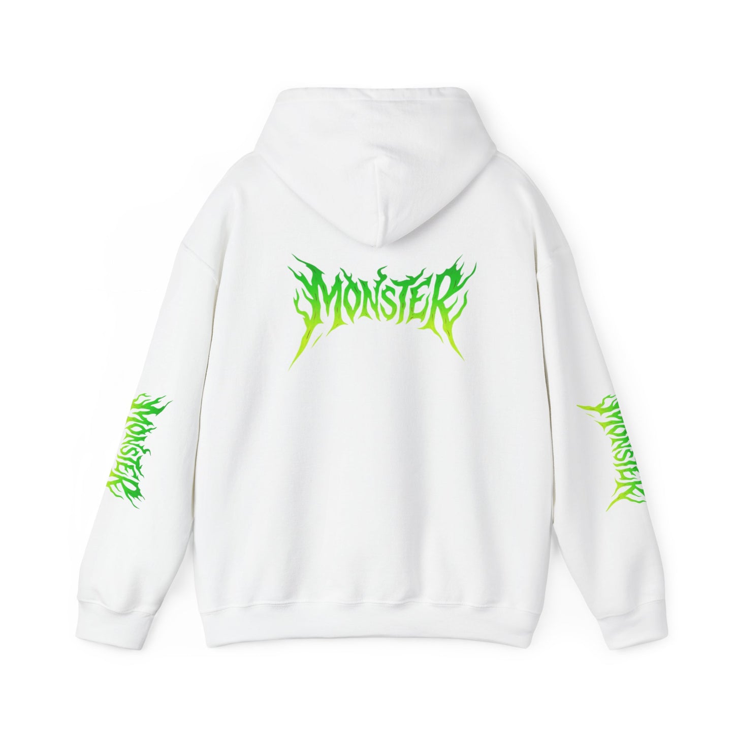 Monster Vibe Unisex Hooded Sweatshirt, Streetwear, Casual Hoodie, Graphic Sweatshirt, Cool Gift, Halloween Apparel, Everyday Wear