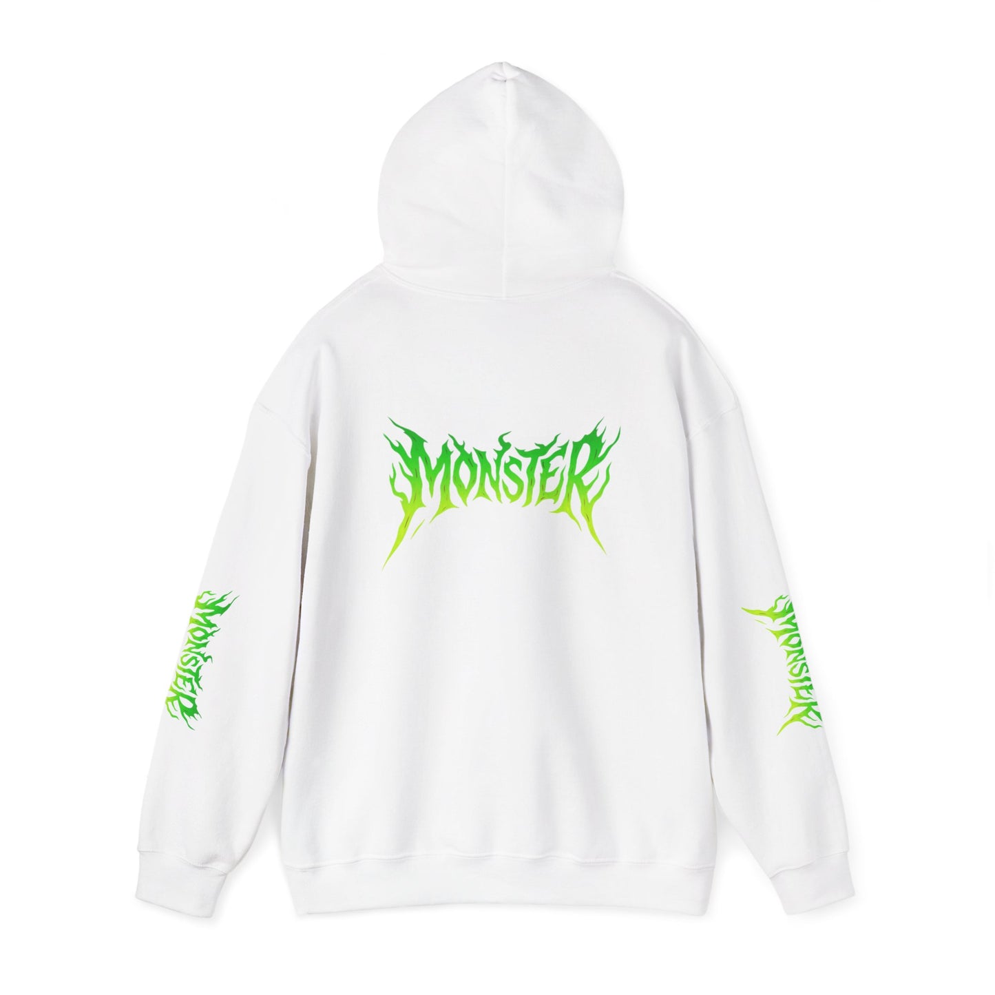 Monster Vibe Unisex Hooded Sweatshirt, Streetwear, Casual Hoodie, Graphic Sweatshirt, Cool Gift, Halloween Apparel, Everyday Wear