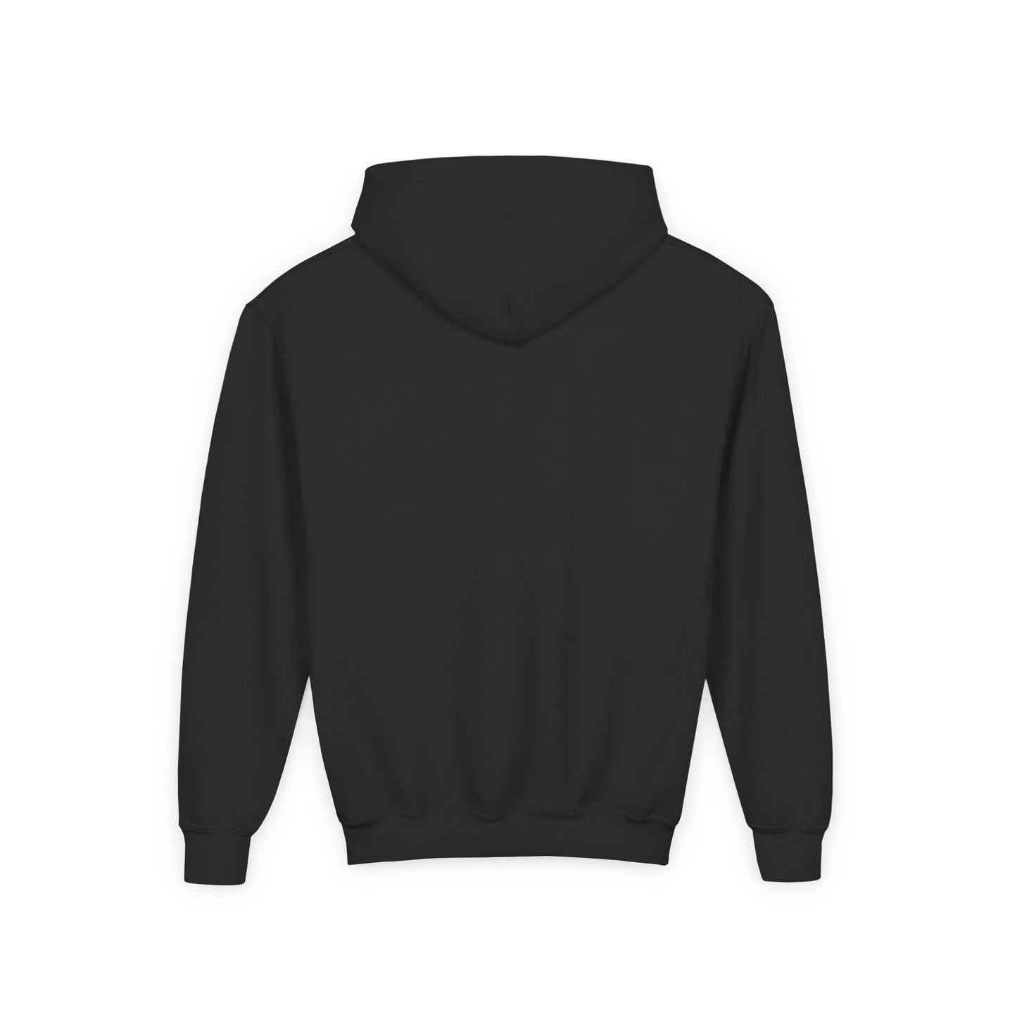 Youth Hooded Sweatshirt with Heart Design, Cozy Pullover, Trendy Sweatshirt, Gift for Teens, Casual Wear, Fashion Hoodie