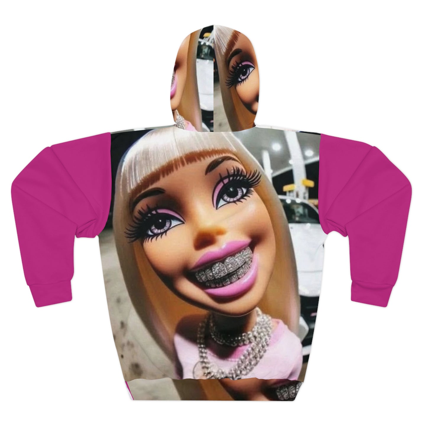 Trendy Graphic Hoodie with Stylish Barbie Design, Perfect for Fashion Lovers, Gift for Friends, Casual Wear, Cozy Streetwear, Fun Outfit