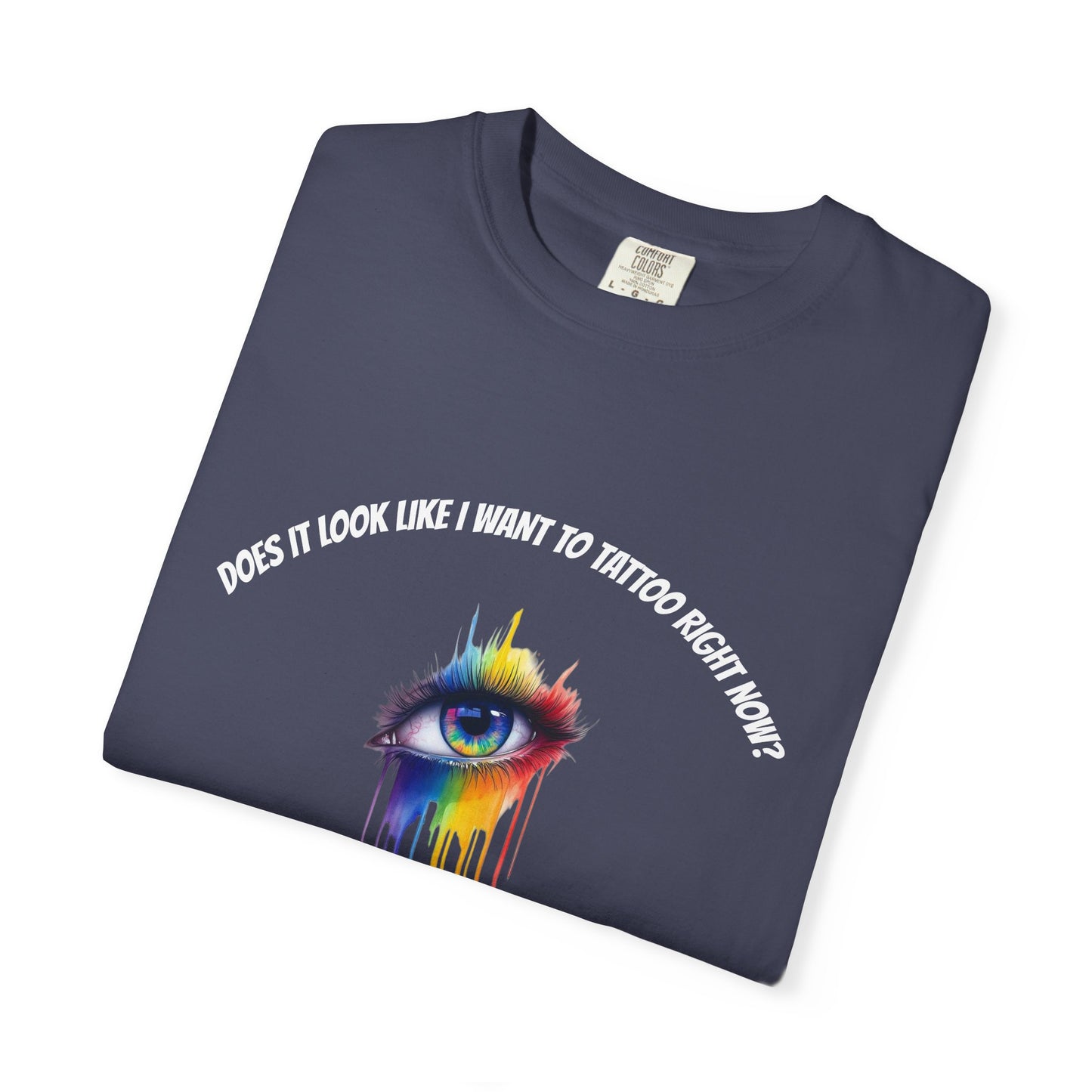 Vibrant Eye Art T-Shirt | Unisex Garment-Dyed Tee, Artistic Apparel, Colorful Fashion, Unique Gift, Everyday Wear