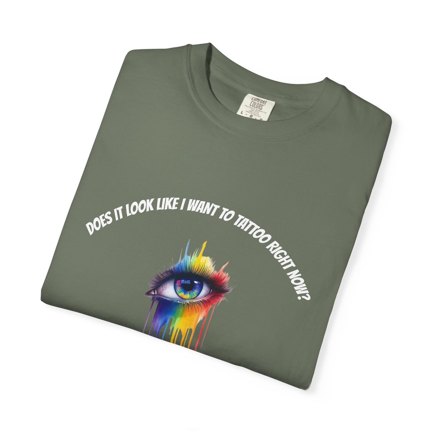 Vibrant Eye Art T-Shirt | Unisex Garment-Dyed Tee, Artistic Apparel, Colorful Fashion, Unique Gift, Everyday Wear