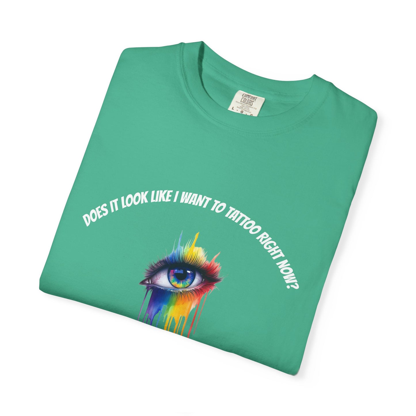 Vibrant Eye Art T-Shirt | Unisex Garment-Dyed Tee, Artistic Apparel, Colorful Fashion, Unique Gift, Everyday Wear