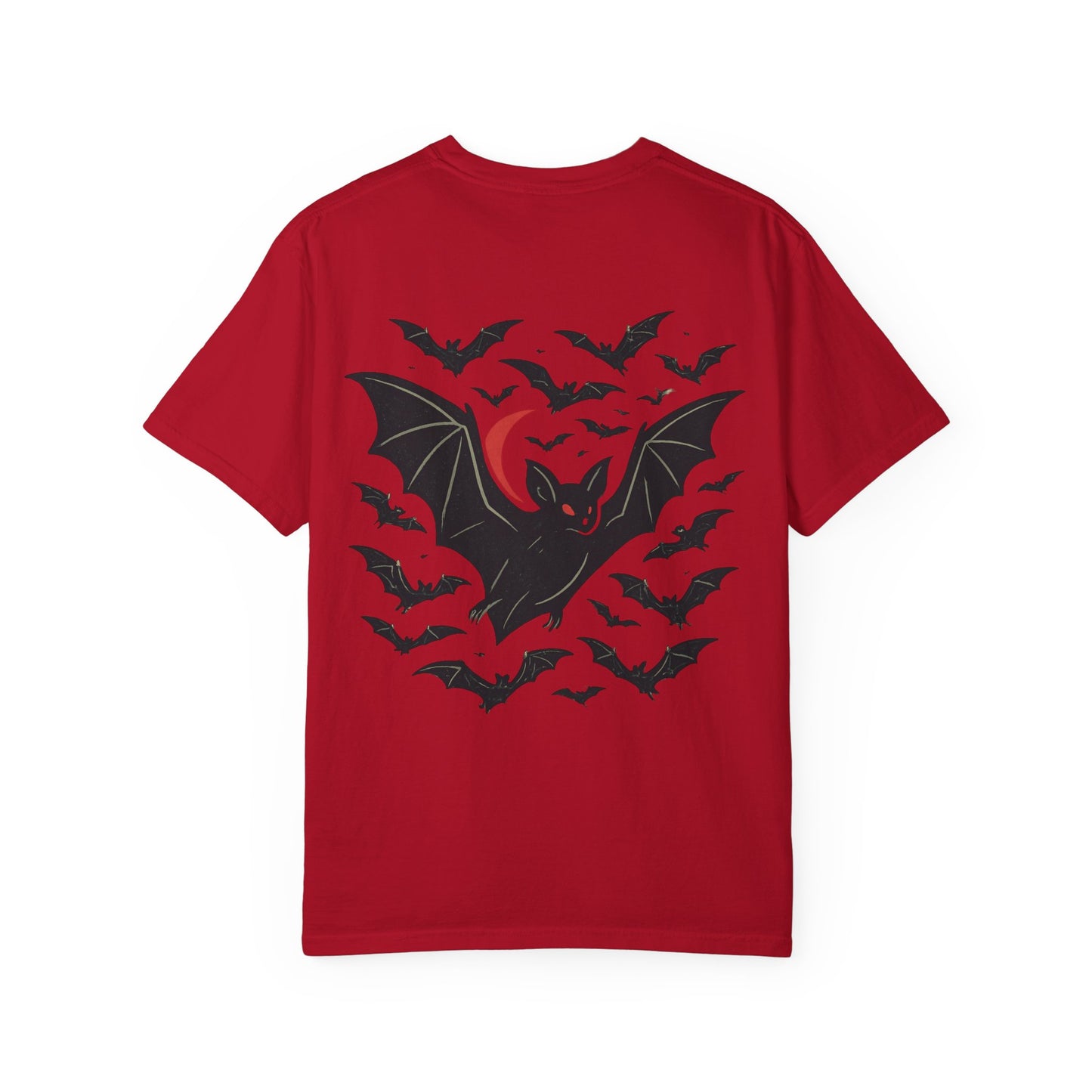 Halloween Themed Unisex T-Shirt with Bats and Humor