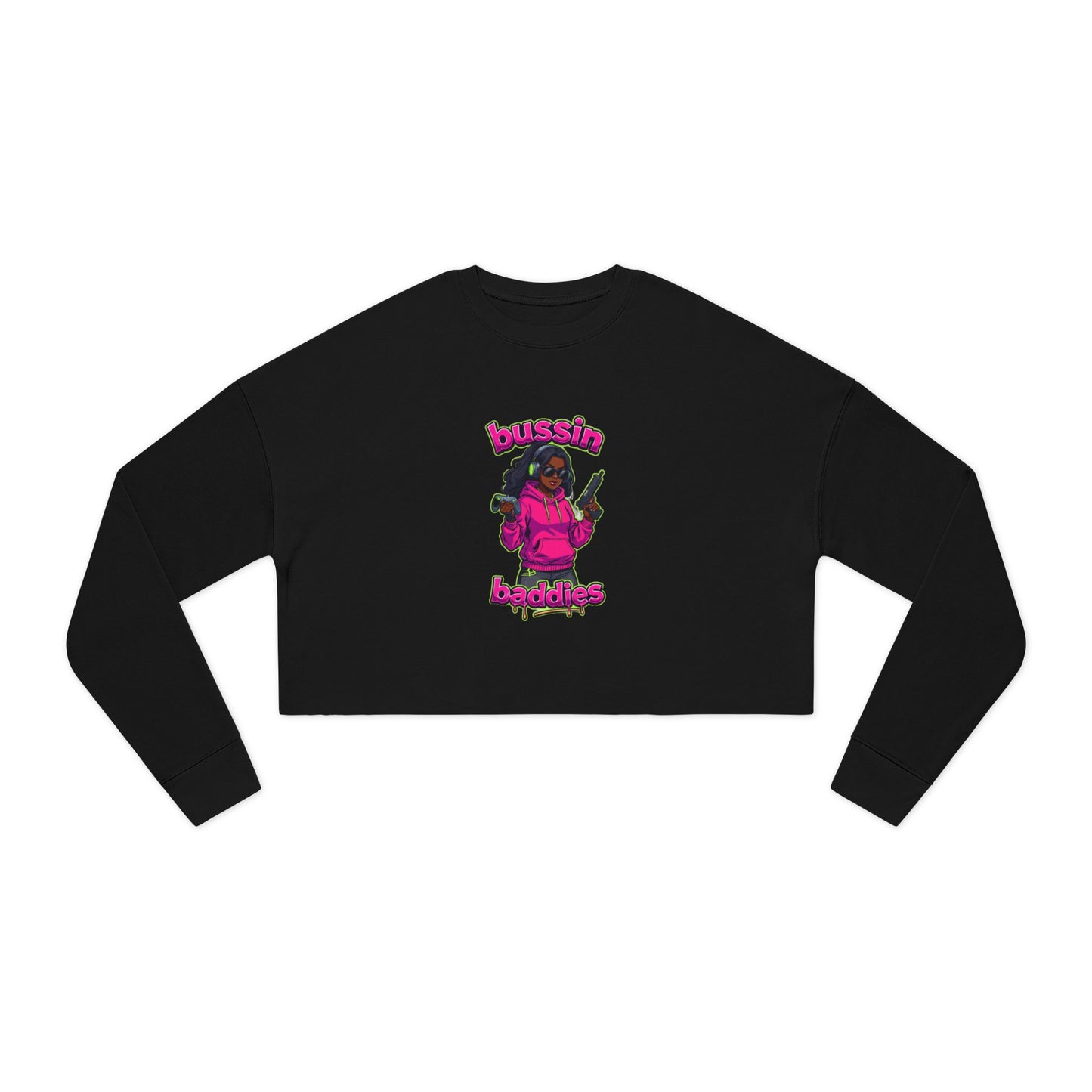 Trendy Cropped Sweatshirt for Women, Funny Gift for Friends, Cute Casual Wear, Stylish Lounge Top, Perfect for Parties
