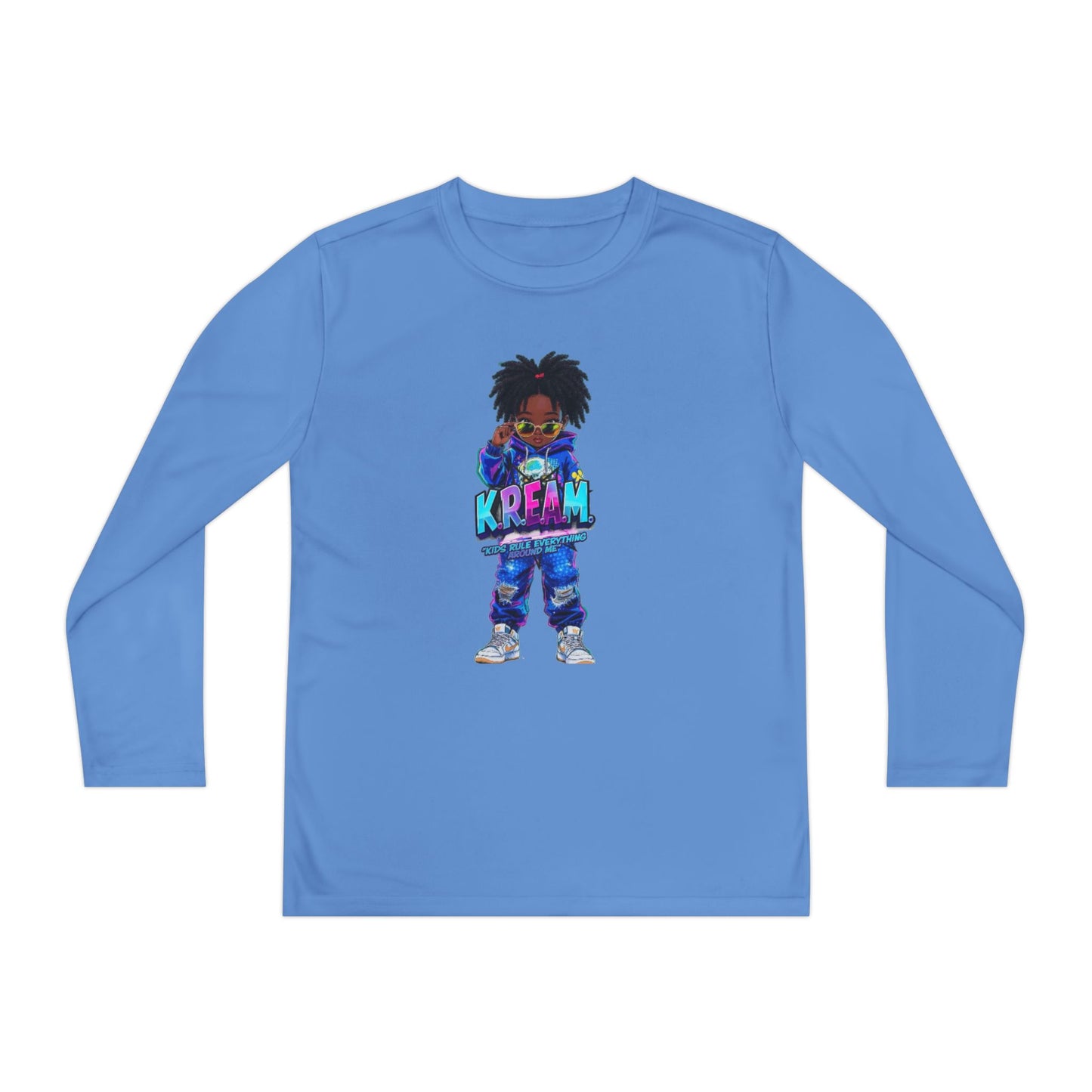 Youth Long Sleeve Tee for Trendy Kids, Cool Graphic Tee, Perfect for Birthdays, Playdates, School Events, Unique Gift Idea