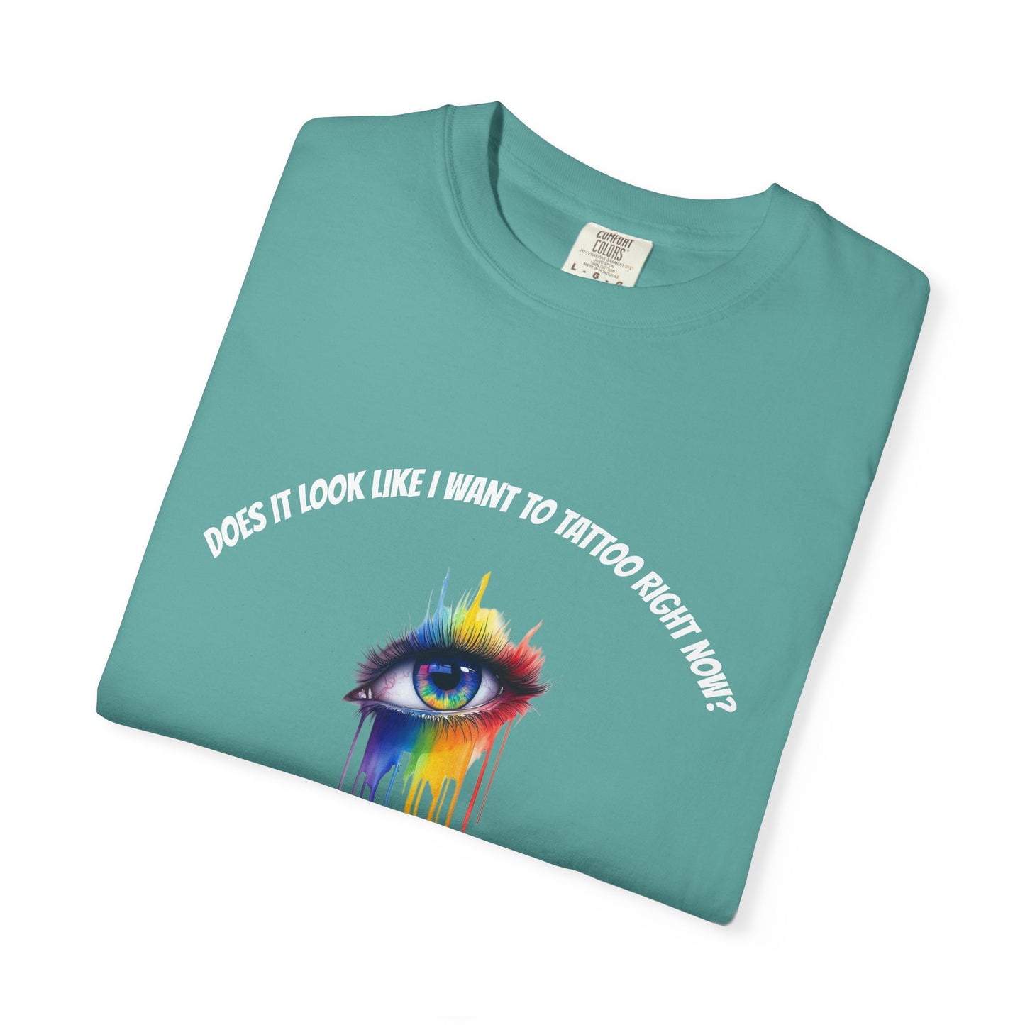 Vibrant Eye Art T-Shirt | Unisex Garment-Dyed Tee, Artistic Apparel, Colorful Fashion, Unique Gift, Everyday Wear