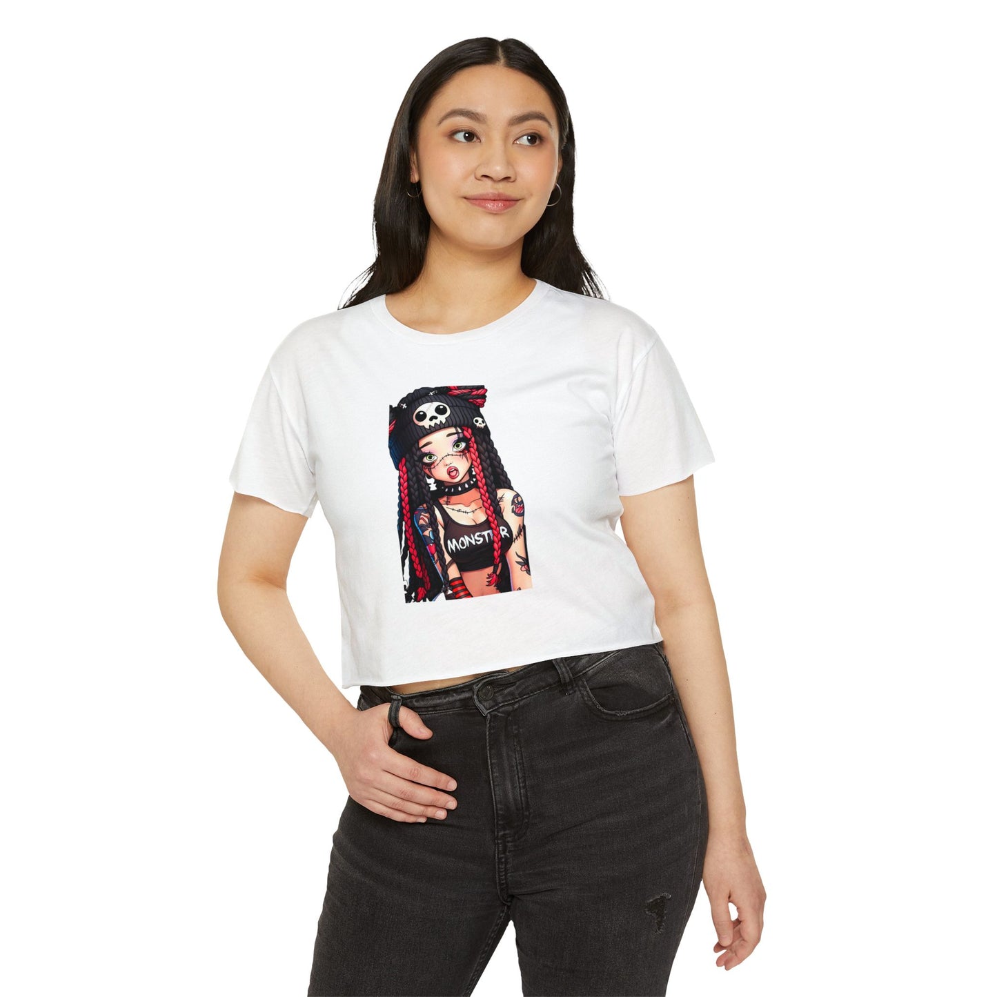 Vibrant Women's Festival Crop Top - Statement Tee for Music Lovers, Perfect for Summer Events, Concerts, Parties, Casual Outings