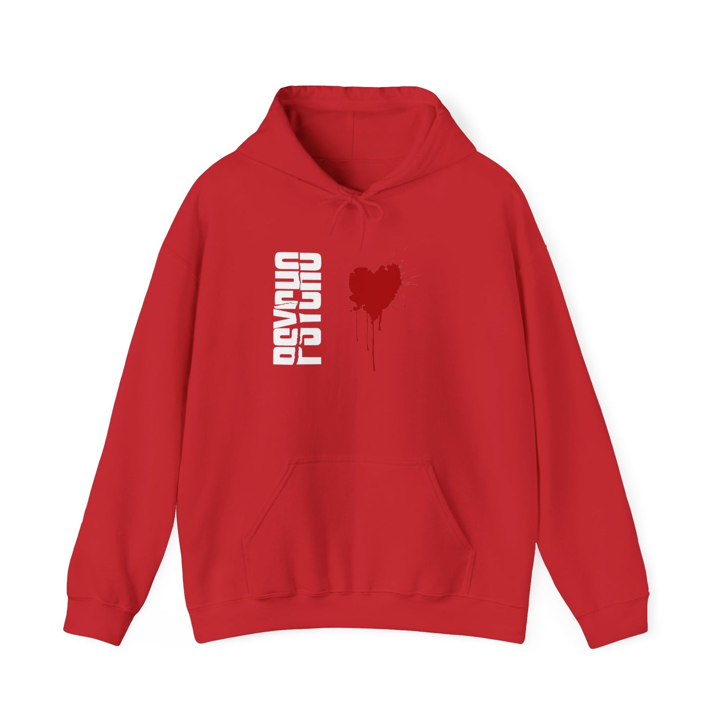 Heartfelt Drip Hoodie | Unisex Heavy Blend Sweatshirt, Cozy Gift, Black Hoodie, Casual Attire, Streetwear Style, Valentine's Day