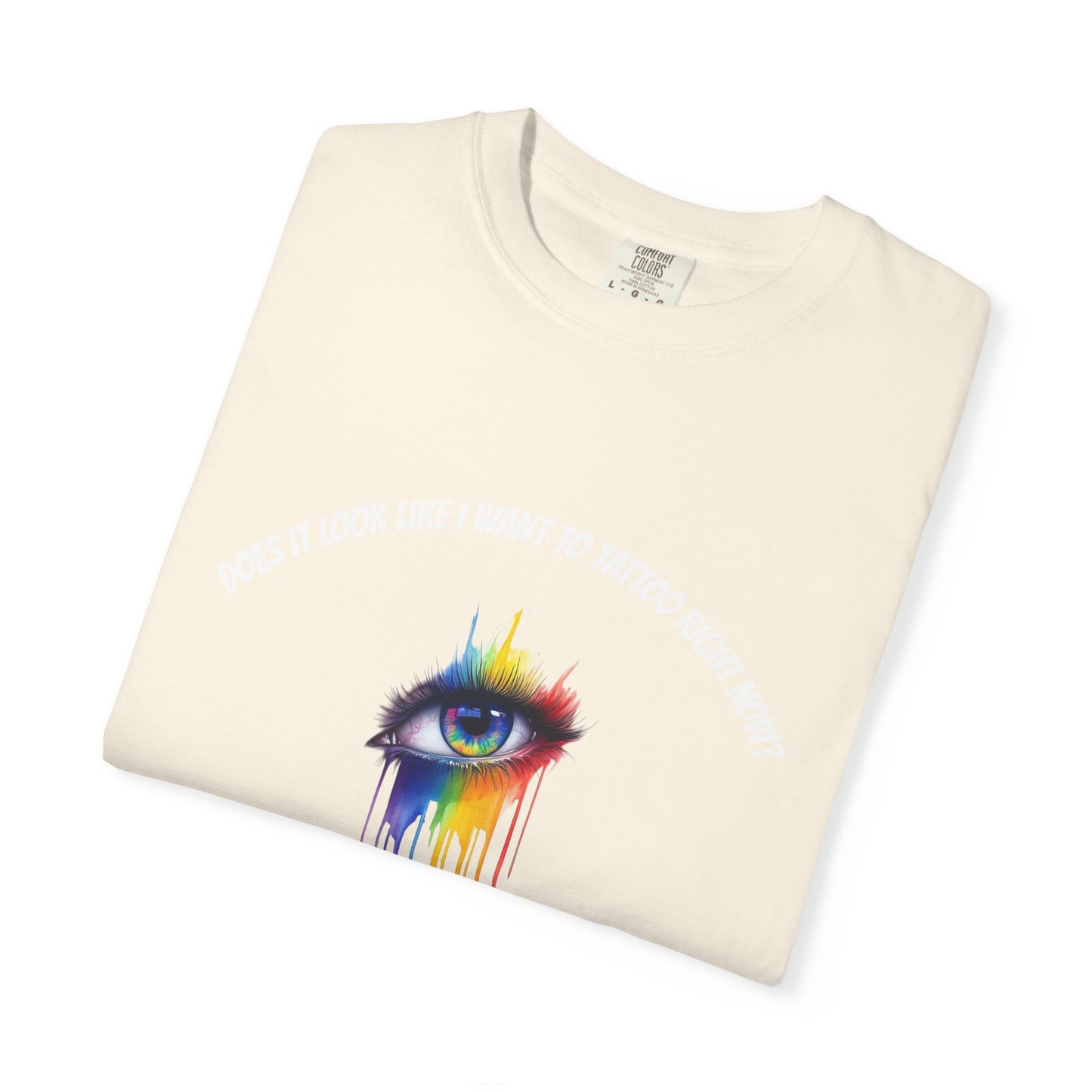 Vibrant Eye Art T-Shirt | Unisex Garment-Dyed Tee, Artistic Apparel, Colorful Fashion, Unique Gift, Everyday Wear