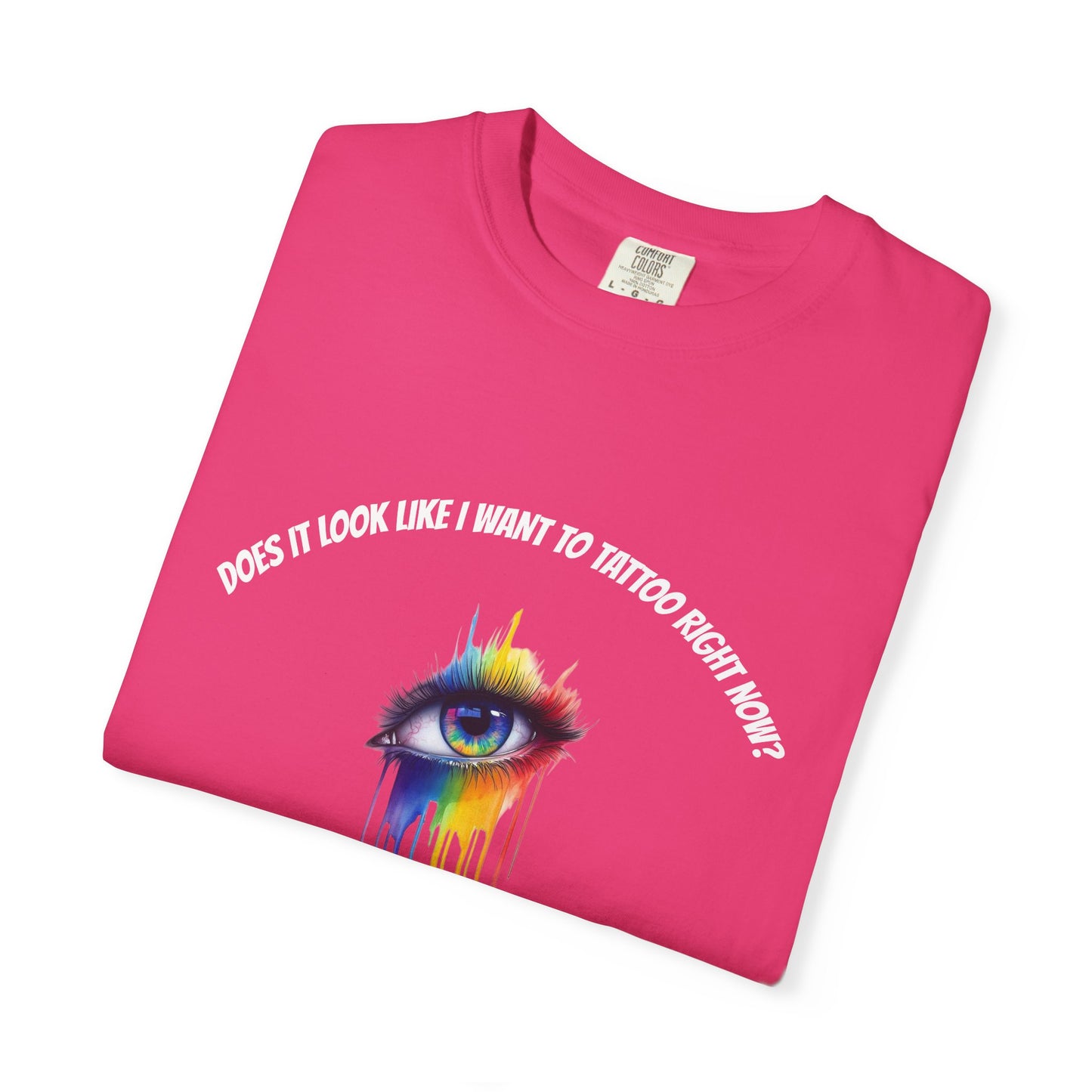 Vibrant Eye Art T-Shirt | Unisex Garment-Dyed Tee, Artistic Apparel, Colorful Fashion, Unique Gift, Everyday Wear