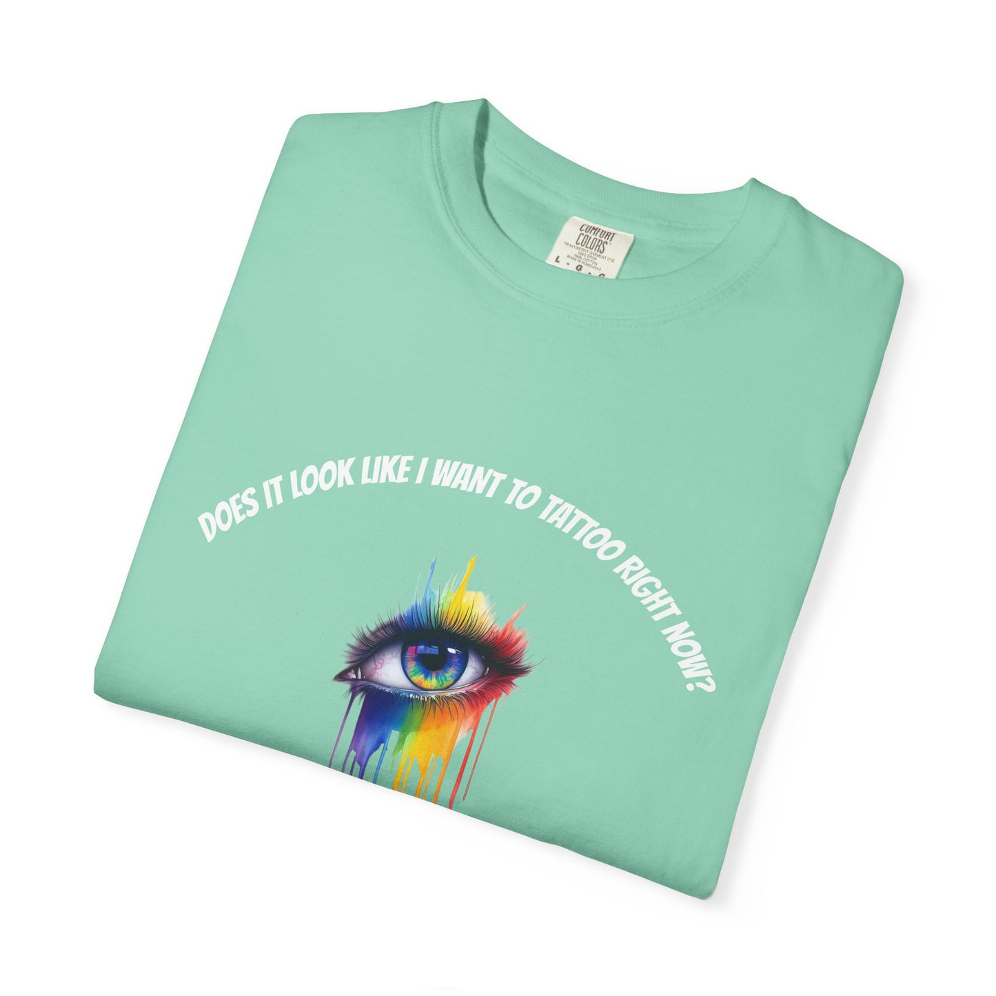 Vibrant Eye Art T-Shirt | Unisex Garment-Dyed Tee, Artistic Apparel, Colorful Fashion, Unique Gift, Everyday Wear