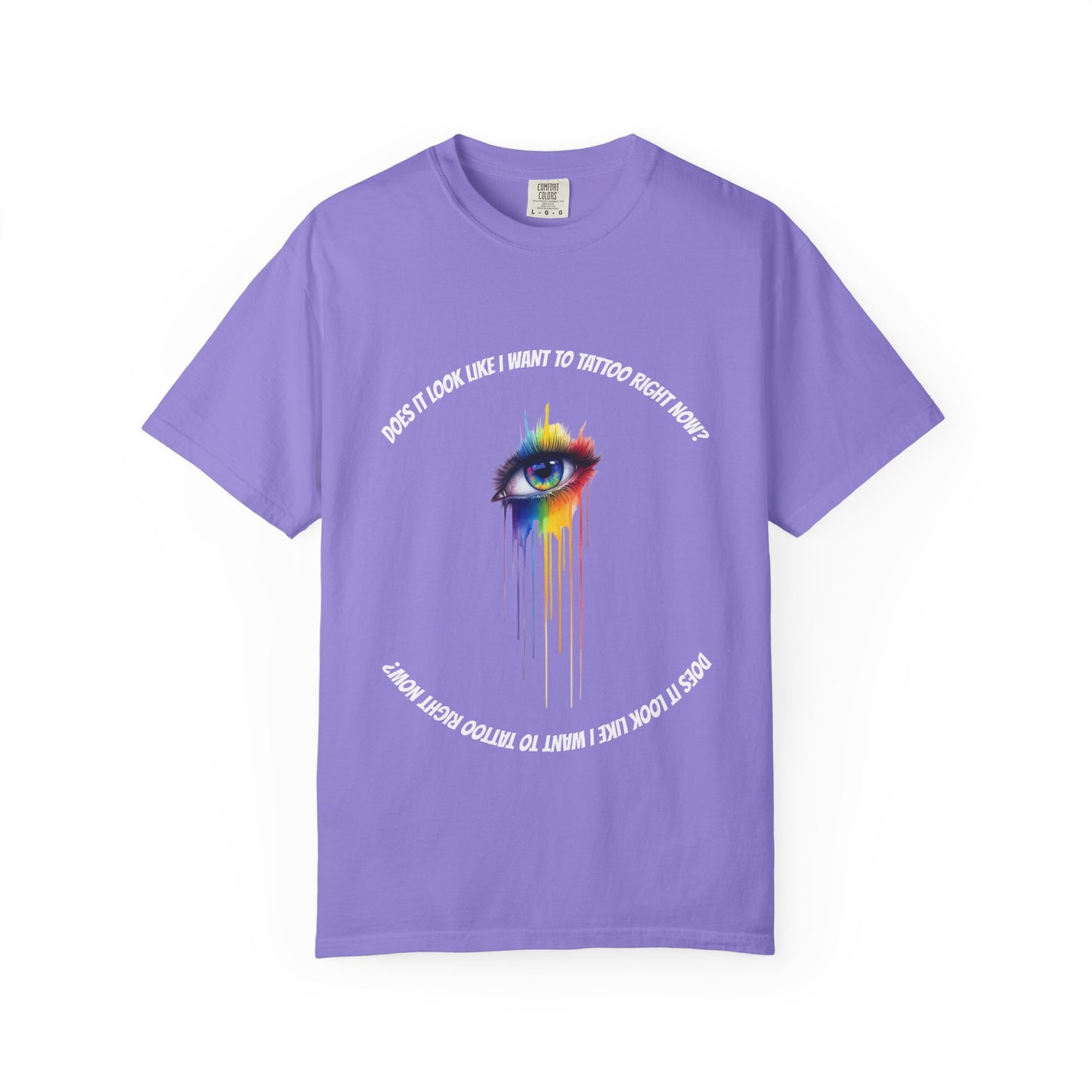 Vibrant Eye Art T-Shirt | Unisex Garment-Dyed Tee, Artistic Apparel, Colorful Fashion, Unique Gift, Everyday Wear