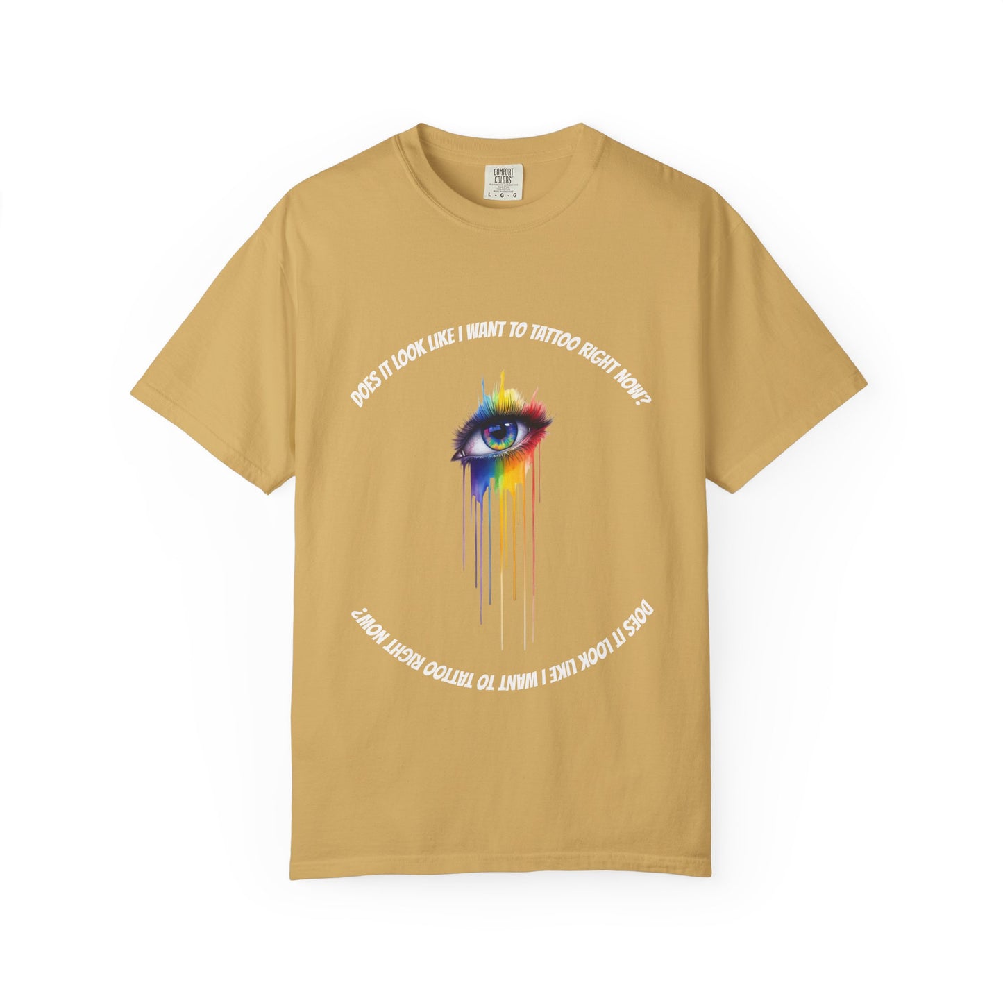Vibrant Eye Art T-Shirt | Unisex Garment-Dyed Tee, Artistic Apparel, Colorful Fashion, Unique Gift, Everyday Wear