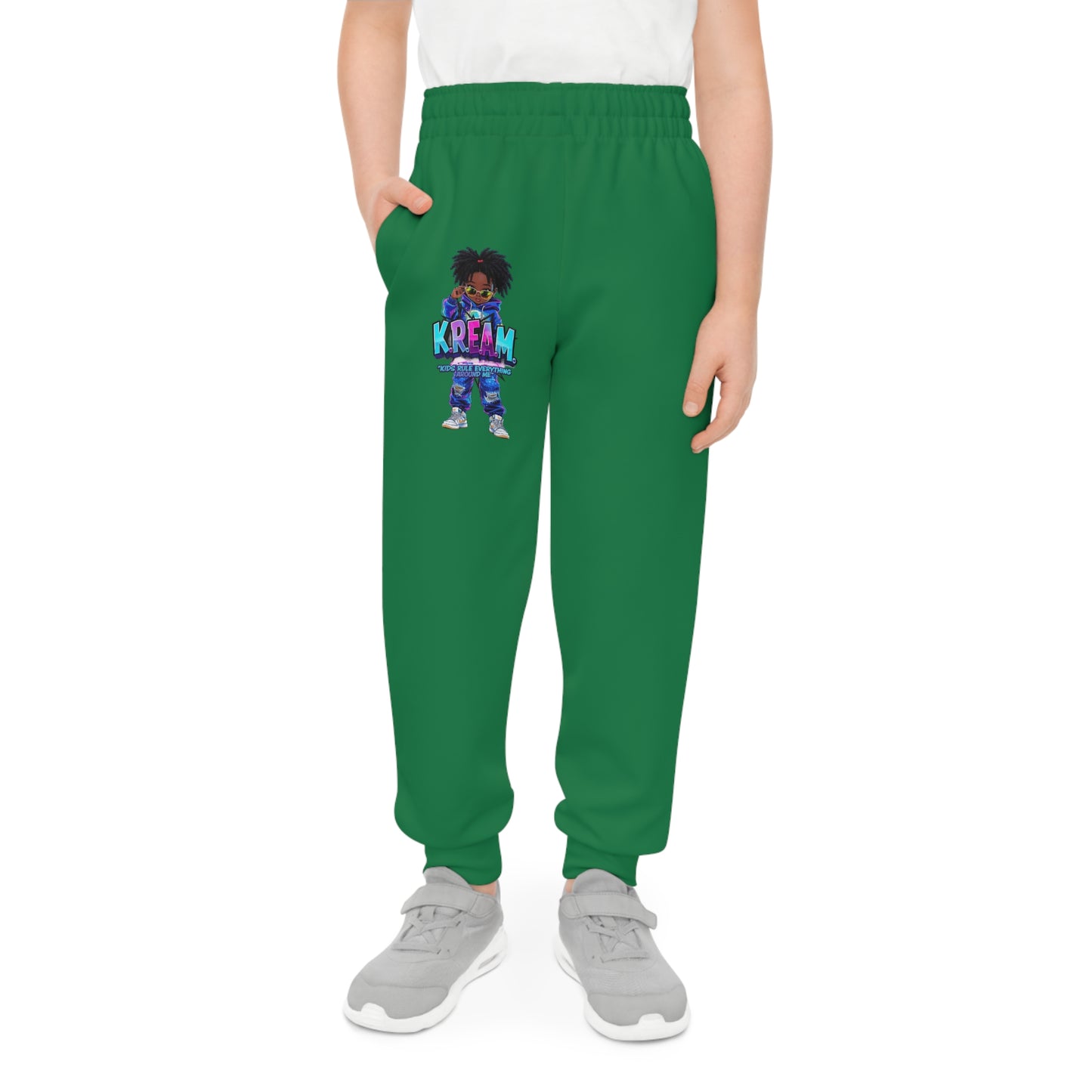 Youth Joggers with Bold Design, Trendy Athletic Pants for Kids, Stylish Activewear, Perfect for Playdates and Sports
