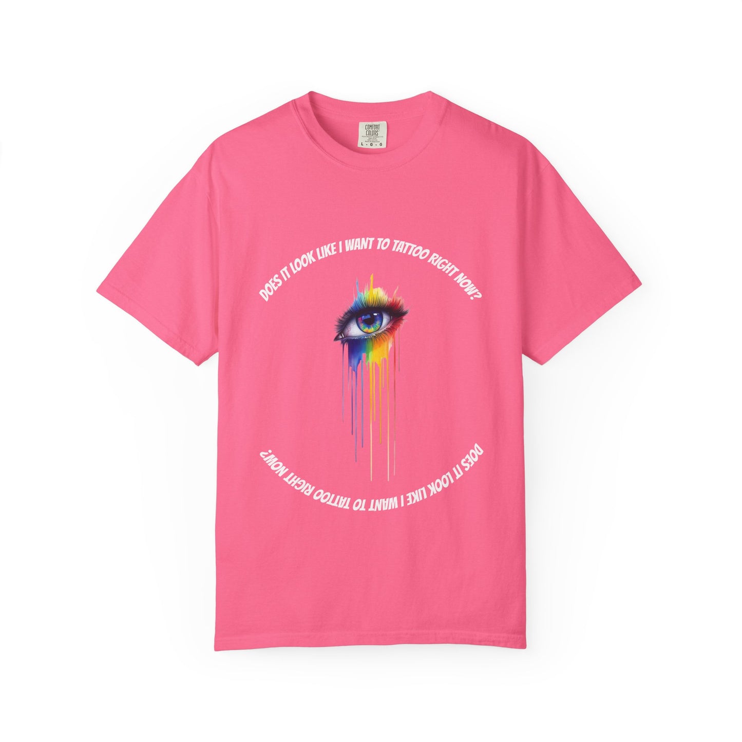Vibrant Eye Art T-Shirt | Unisex Garment-Dyed Tee, Artistic Apparel, Colorful Fashion, Unique Gift, Everyday Wear