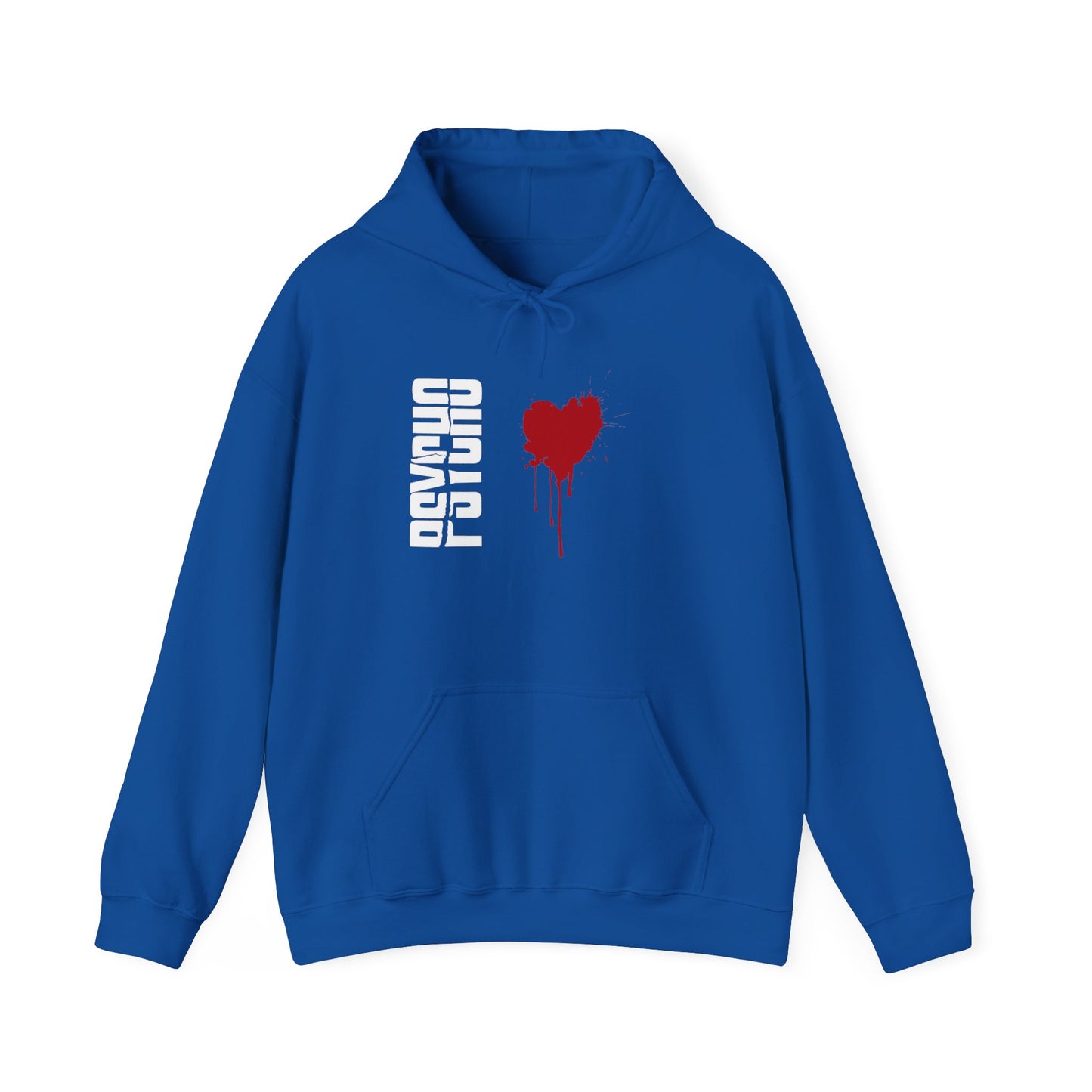 Heartfelt Drip Hoodie | Unisex Heavy Blend Sweatshirt, Cozy Gift, Black Hoodie, Casual Attire, Streetwear Style, Valentine's Day